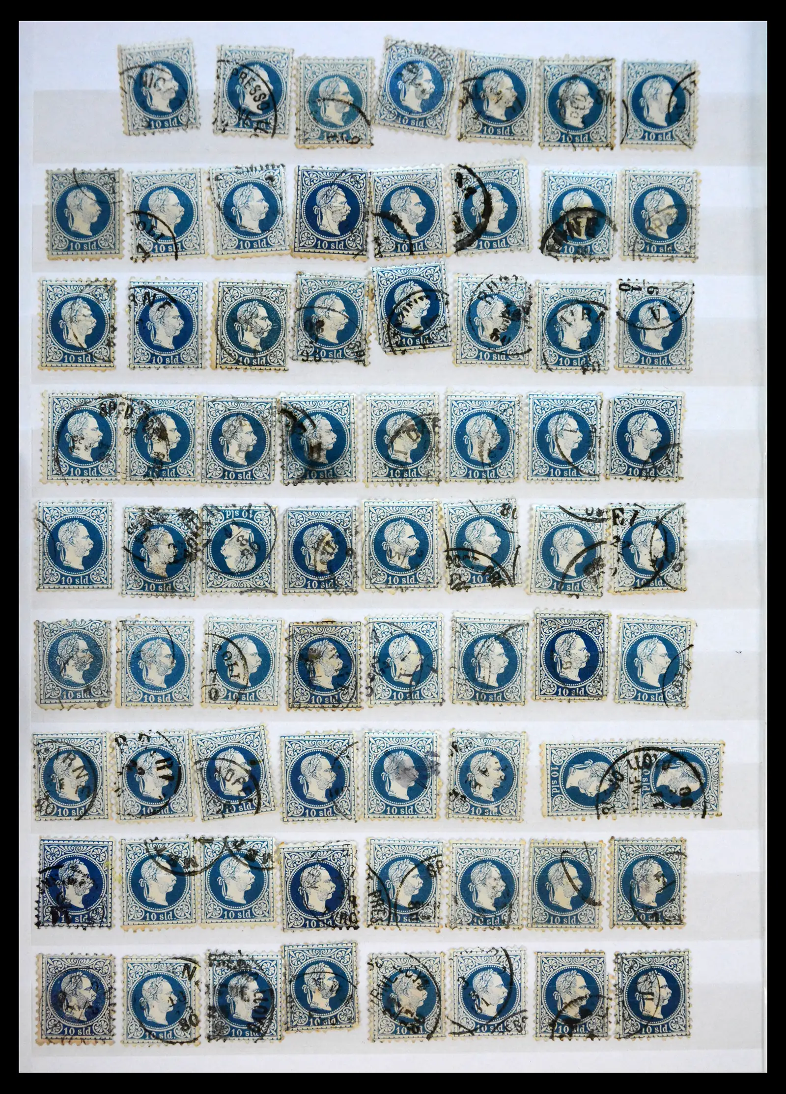 41261 0004 - Stamp collection 41261 Austrian postage in the Levant 1867-1883.