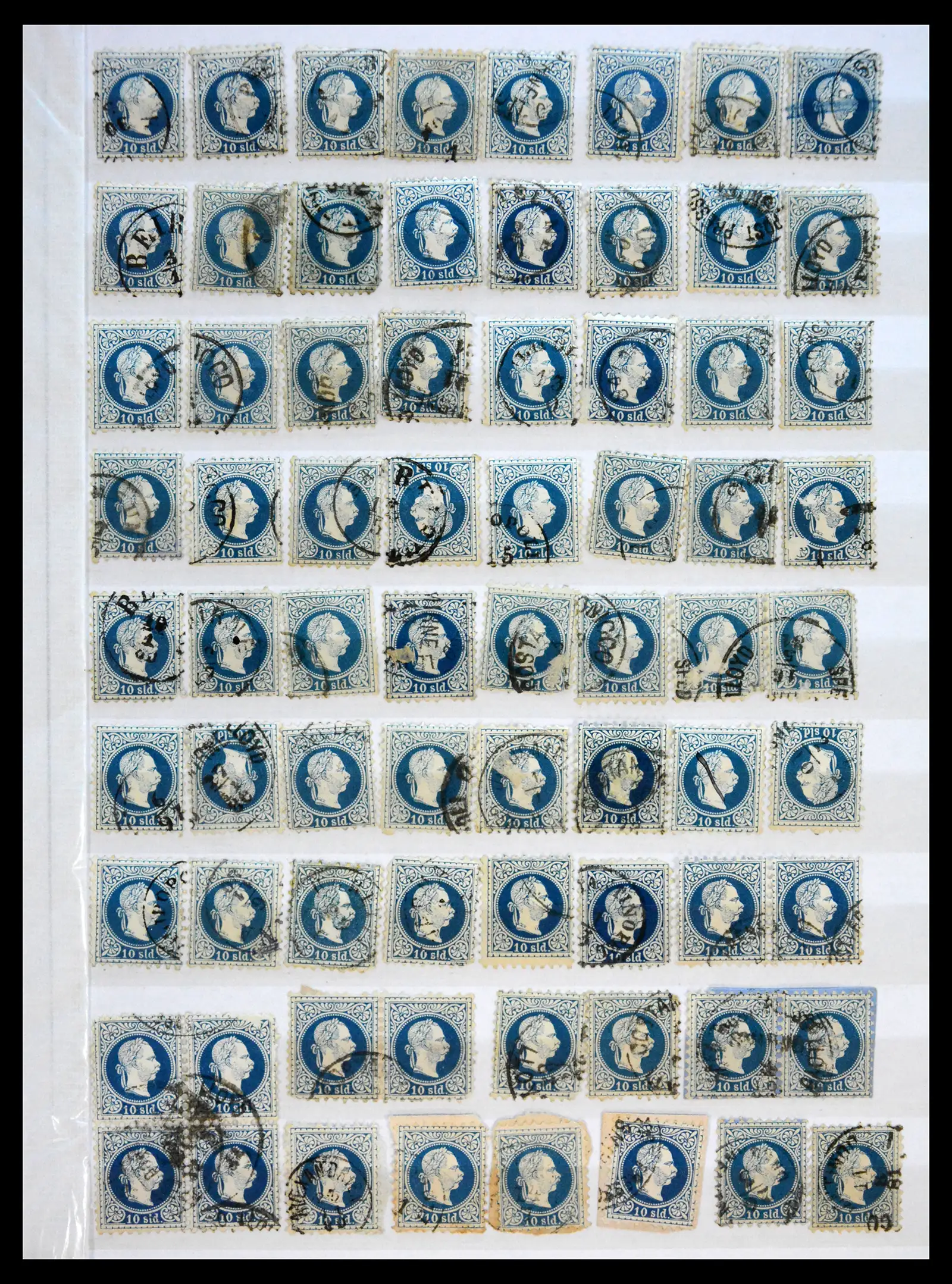 41261 0007 - Stamp collection 41261 Austrian postage in the Levant 1867-1883.