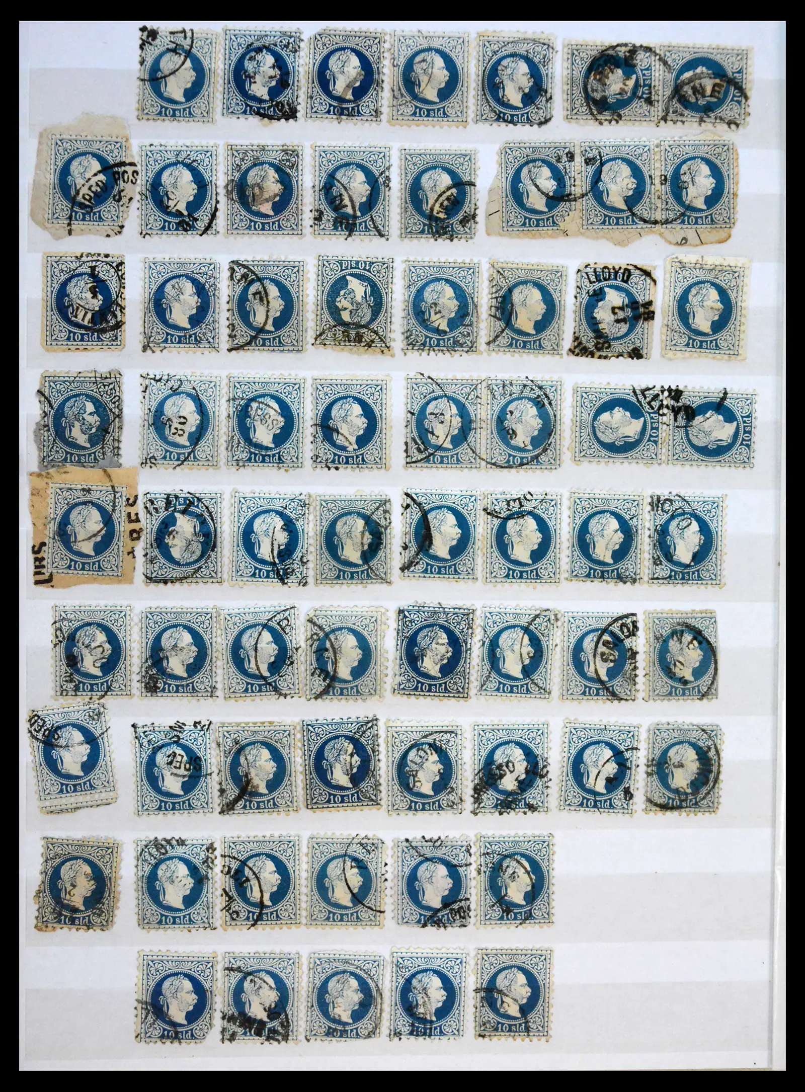 41261 0010 - Stamp collection 41261 Austrian postage in the Levant 1867-1883.