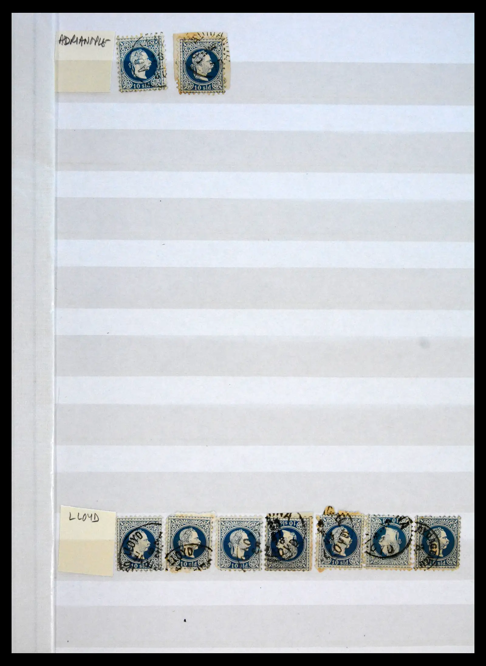 41261 0011 - Stamp collection 41261 Austrian postage in the Levant 1867-1883.