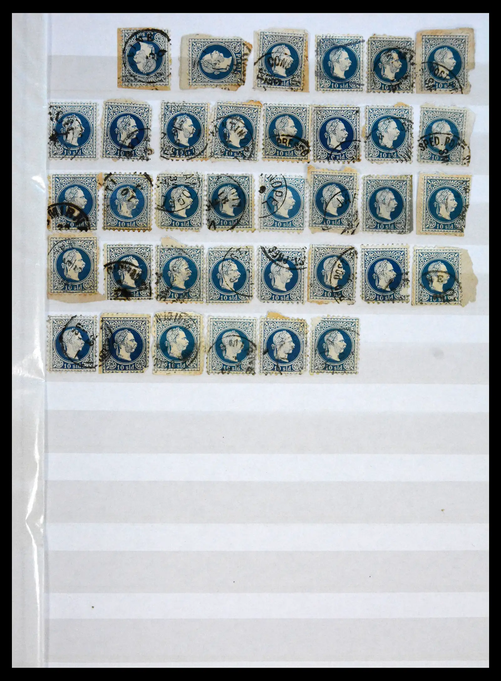41261 0013 - Stamp collection 41261 Austrian postage in the Levant 1867-1883.