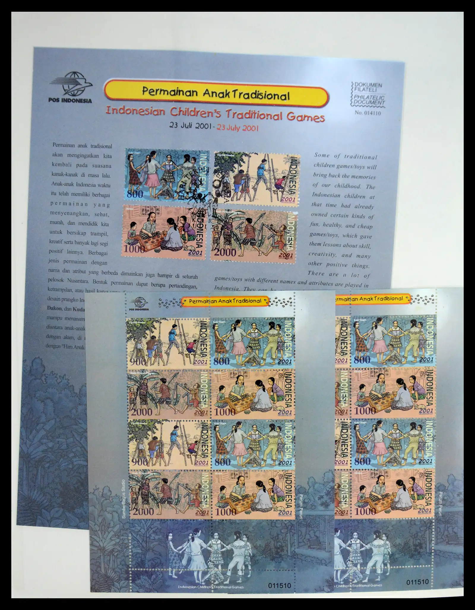 41266 0040 - Stamp collection 41266 Indonesia overcomplete 1950-2019!!
