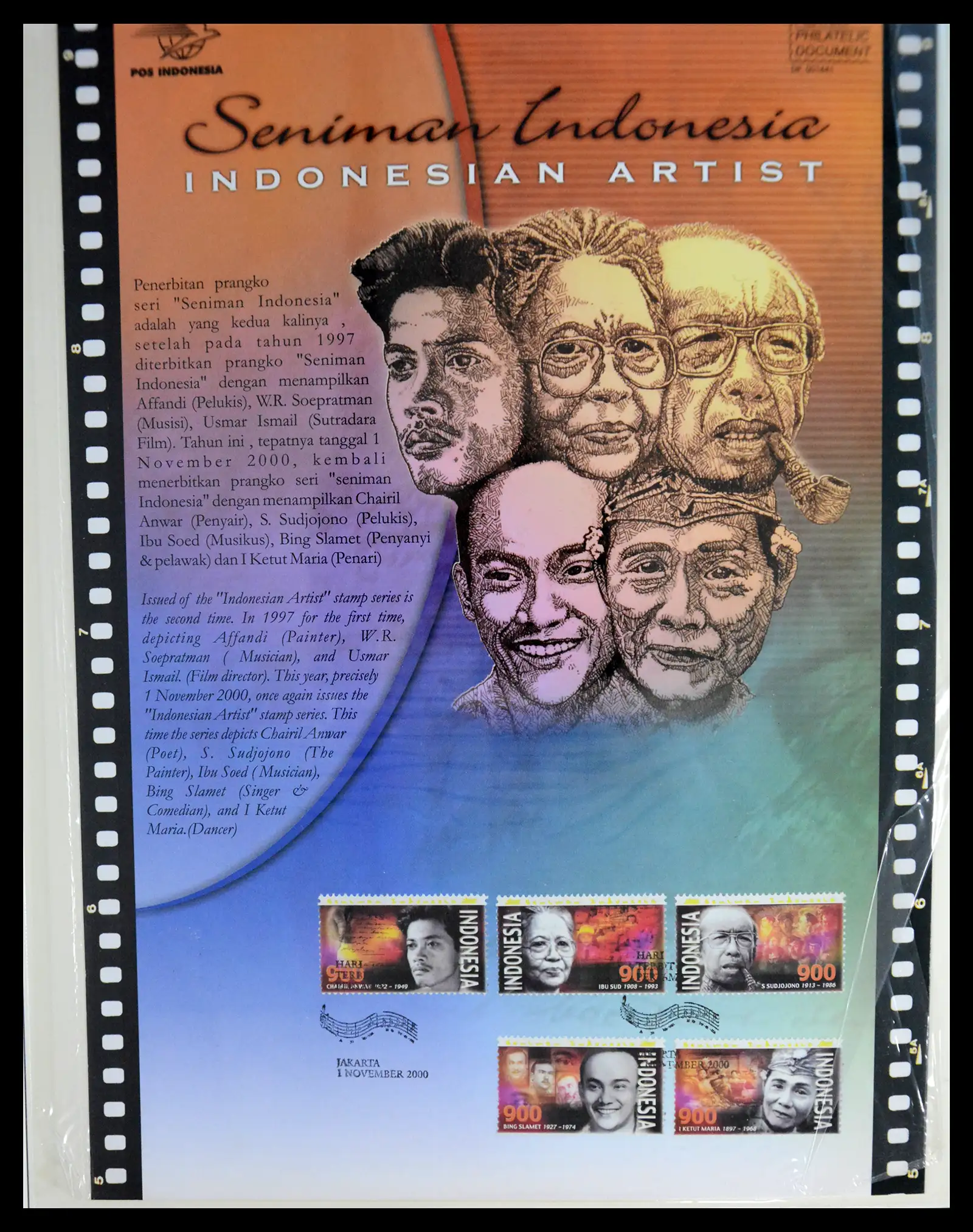 41266 0048 - Stamp collection 41266 Indonesia overcomplete 1950-2019!!