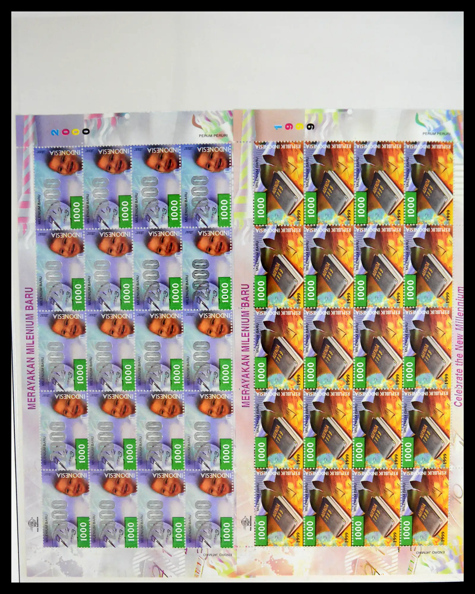 41266 0060 - Stamp collection 41266 Indonesia overcomplete 1950-2019!!