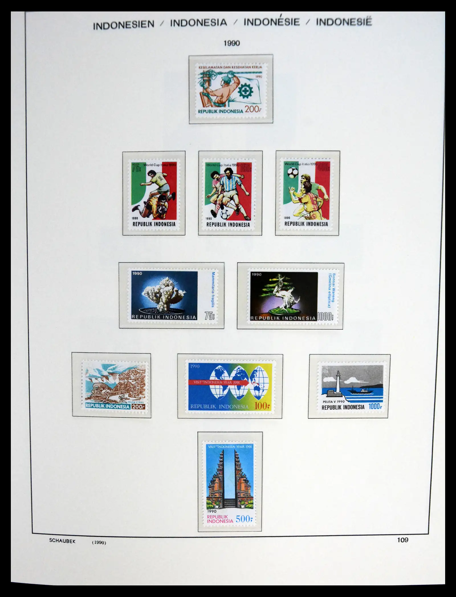 41266 0079 - Stamp collection 41266 Indonesia overcomplete 1950-2019!!
