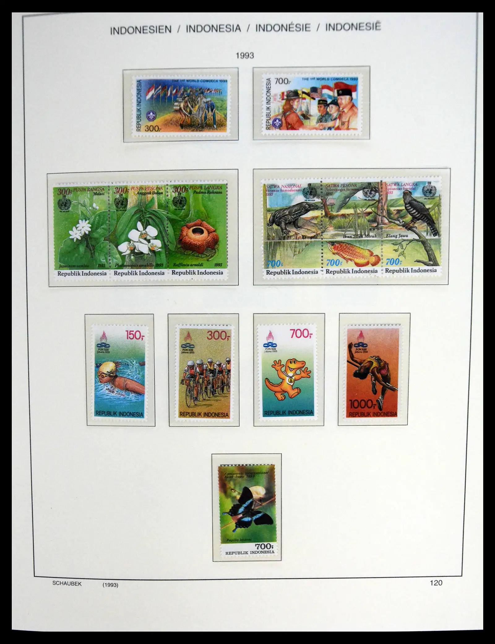 41266 0090 - Stamp collection 41266 Indonesia overcomplete 1950-2019!!