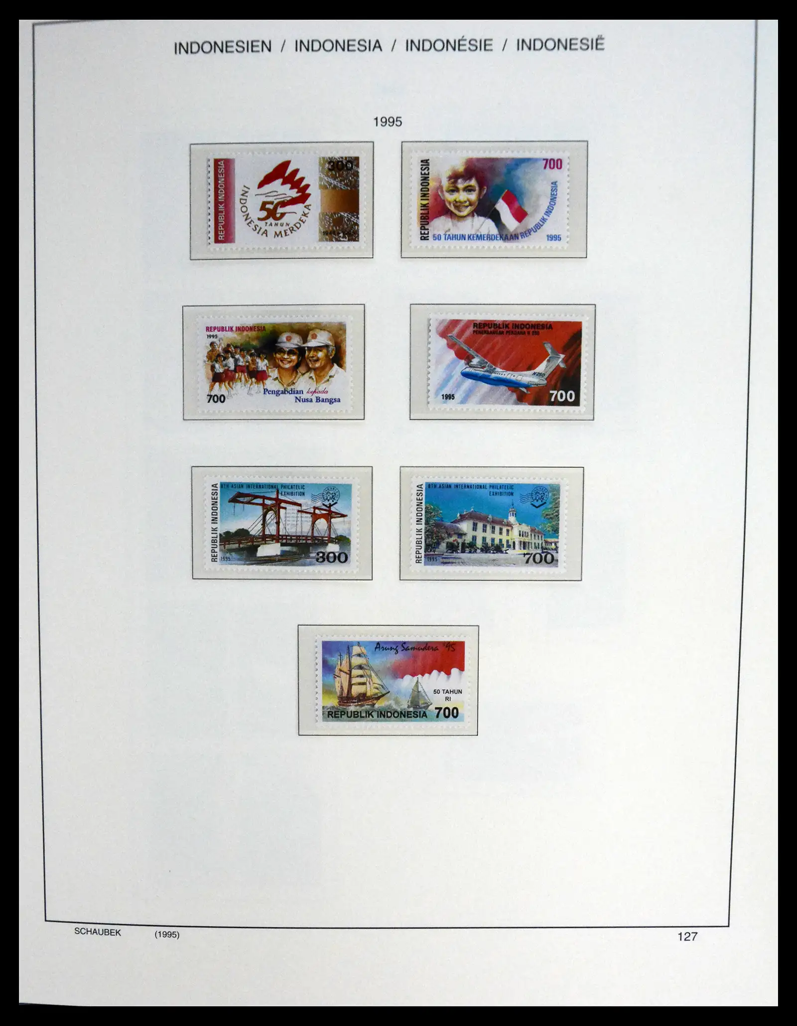 41266 0097 - Stamp collection 41266 Indonesia overcomplete 1950-2019!!
