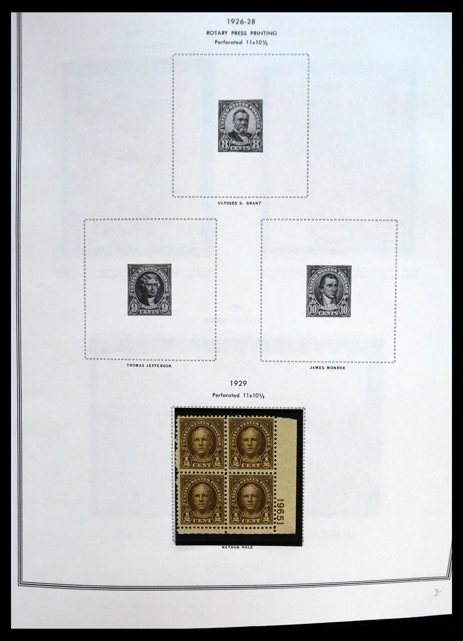 41267 0006 - Postzegelverzameling 41267 USA plate block collectie 1925-1985.