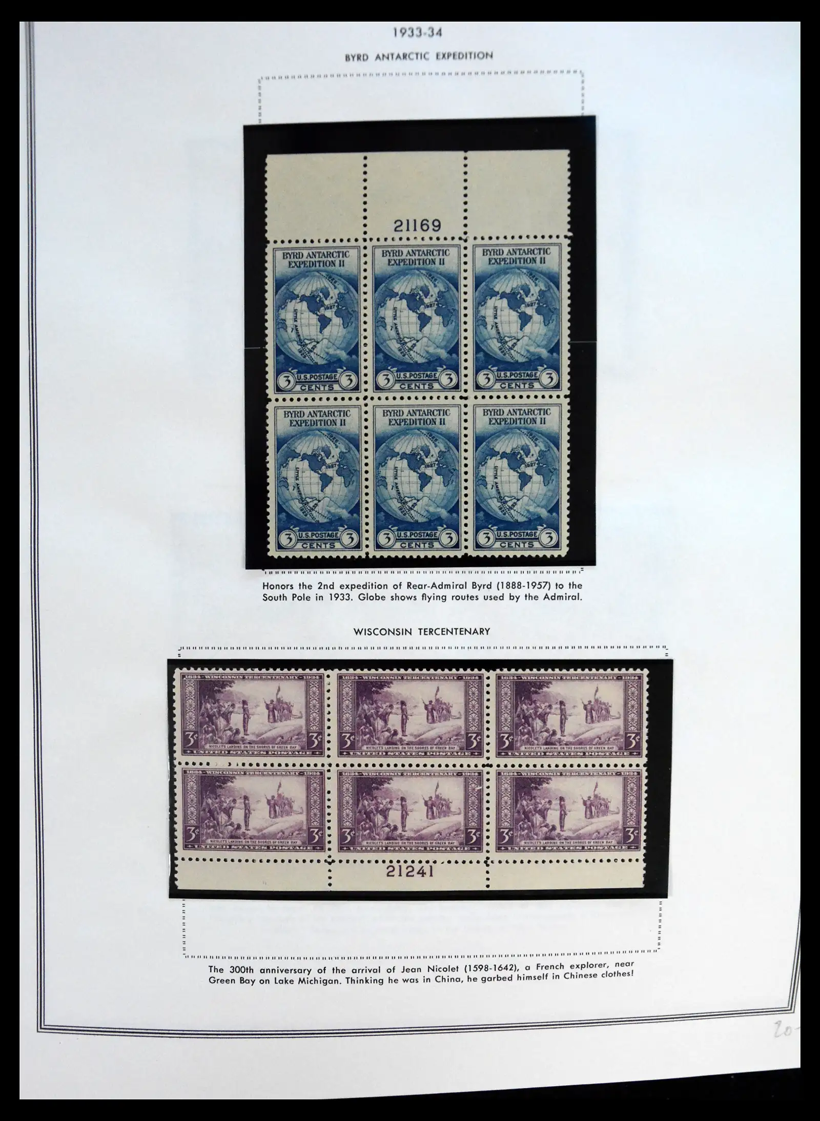 41267 0019 - Postzegelverzameling 41267 USA plate block collectie 1925-1985.