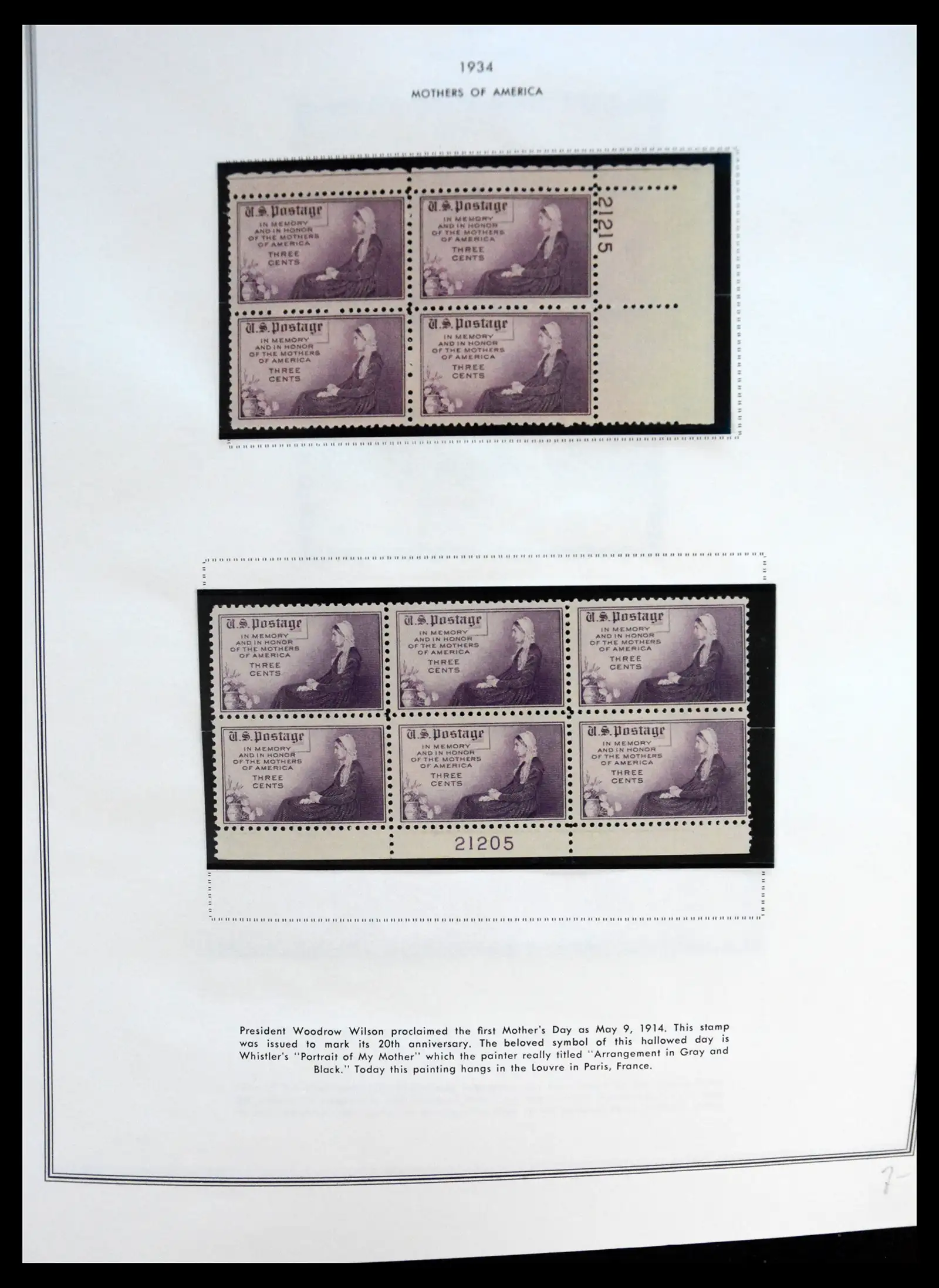 41267 0020 - Postzegelverzameling 41267 USA plate block collectie 1925-1985.