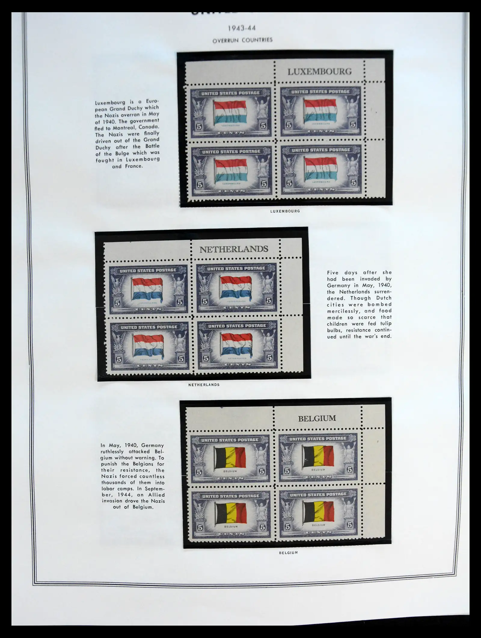 41267 0069 - Postzegelverzameling 41267 USA plate block collectie 1925-1985.