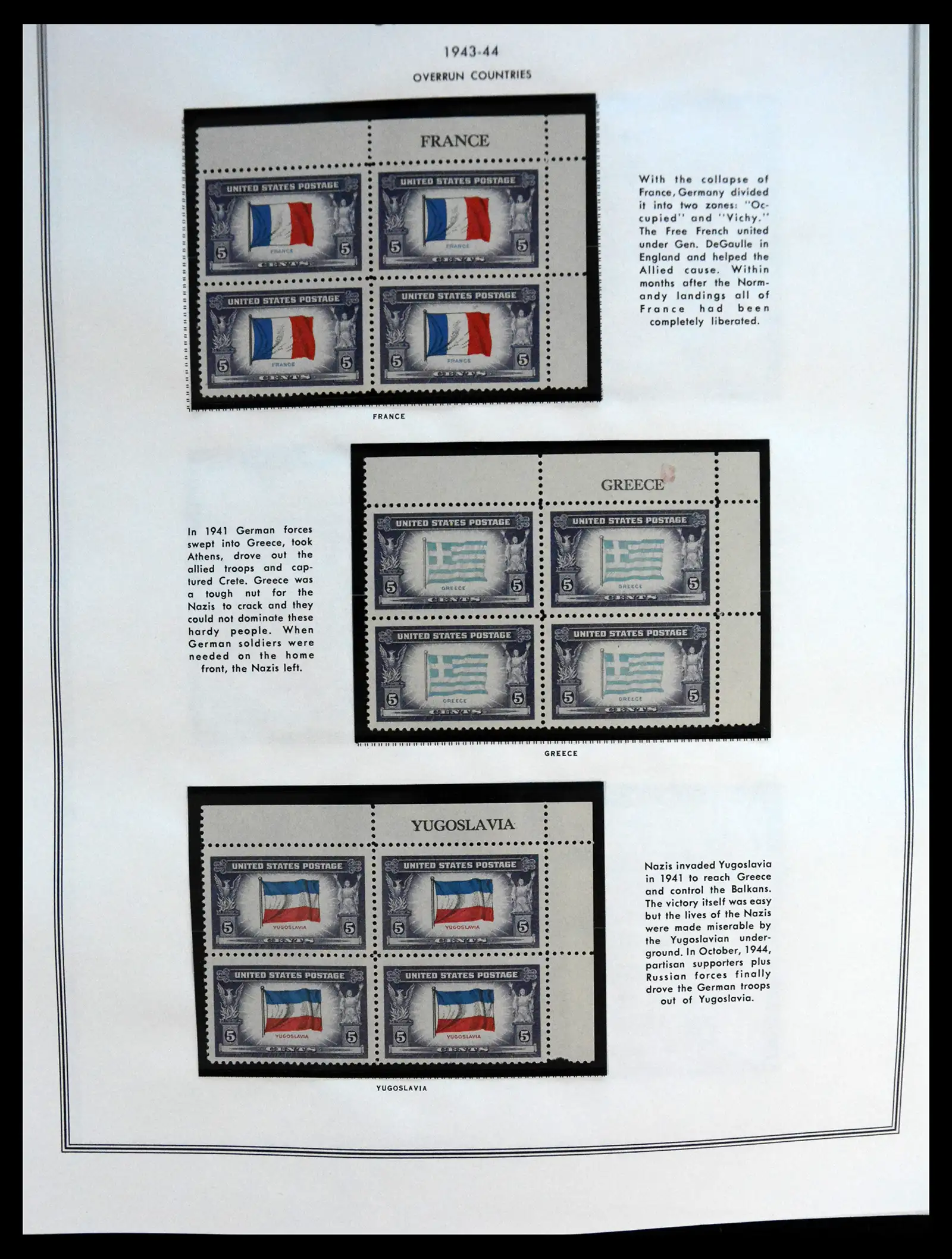 41267 0070 - Postzegelverzameling 41267 USA plate block collectie 1925-1985.