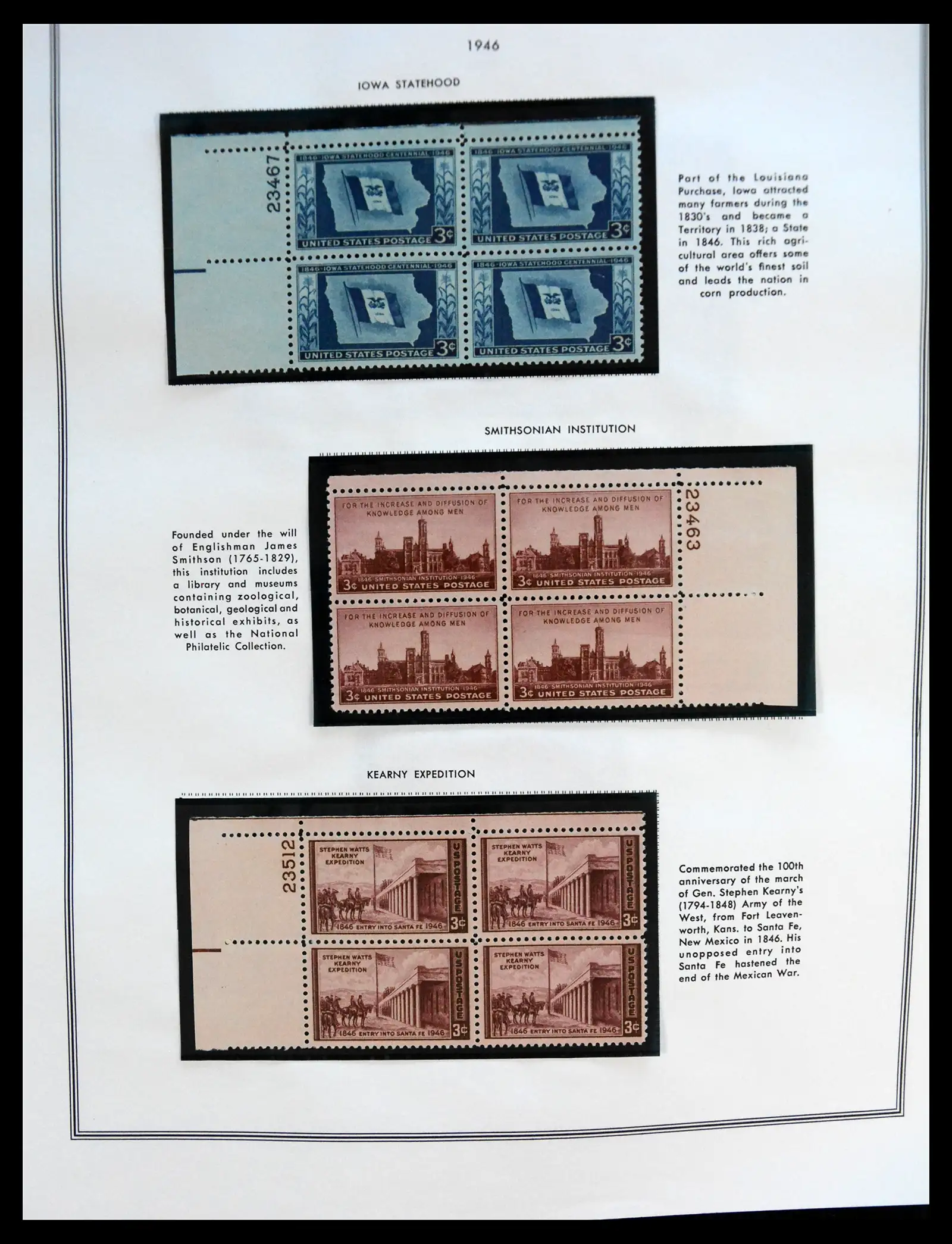 41267 0079 - Postzegelverzameling 41267 USA plate block collectie 1925-1985.