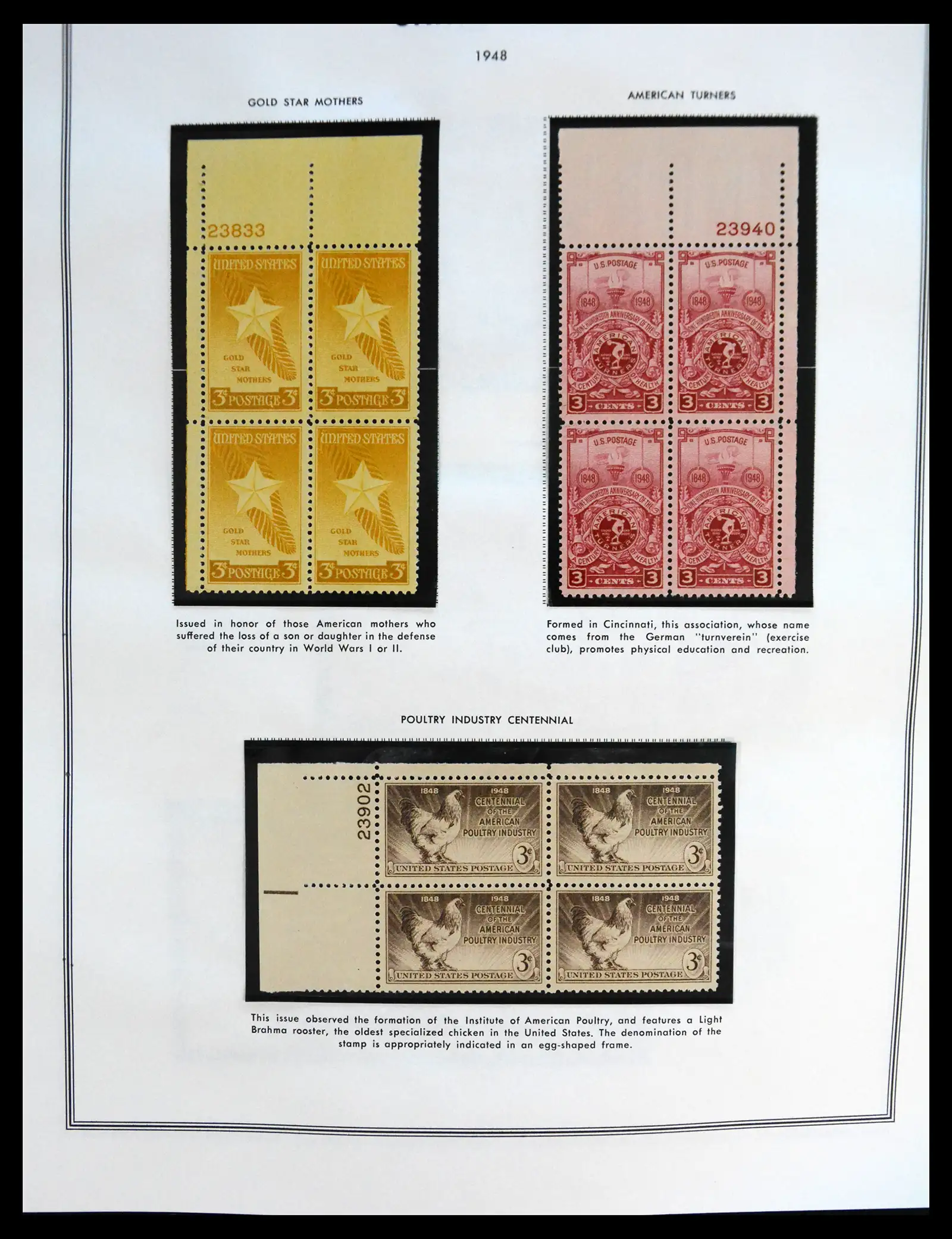 41267 0089 - Postzegelverzameling 41267 USA plate block collectie 1925-1985.