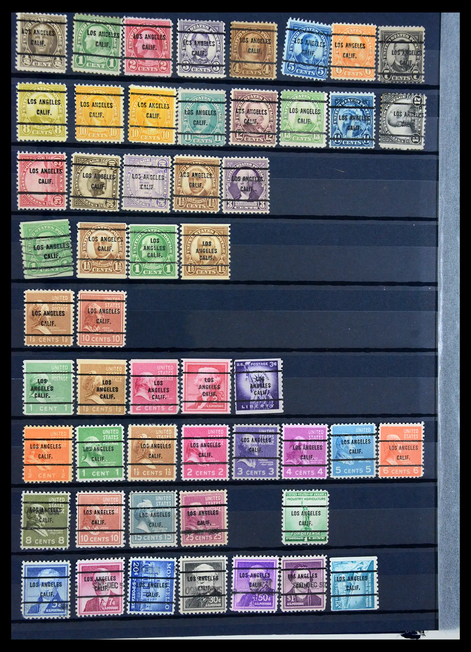 41269 0002 - Stamp collection 41269 USA precancels 1900-1950.