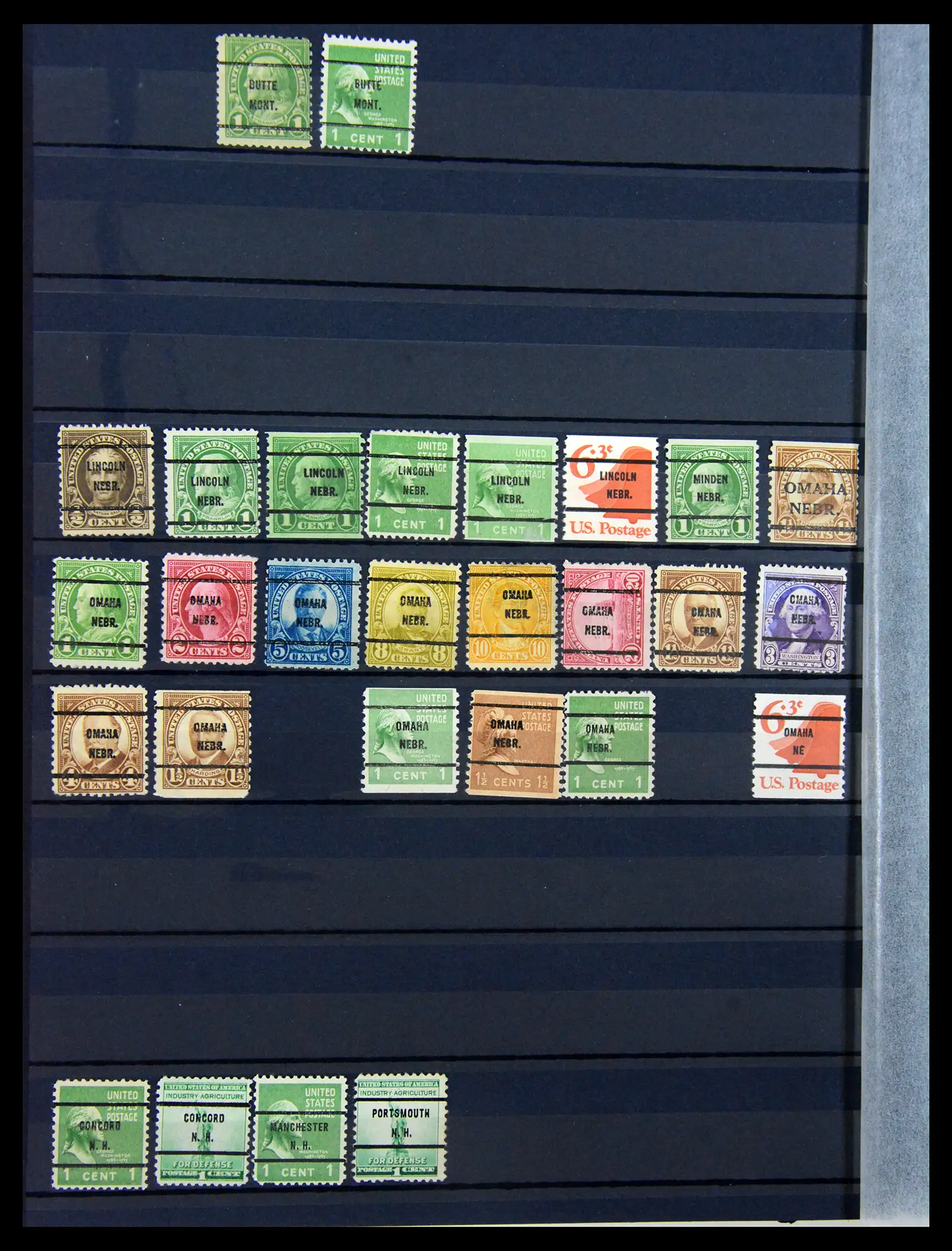 41269 0028 - Stamp collection 41269 USA precancels 1900-1950.