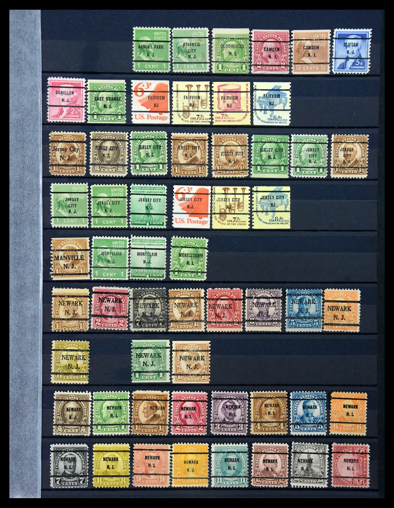 41269 0029 - Stamp collection 41269 USA precancels 1900-1950.