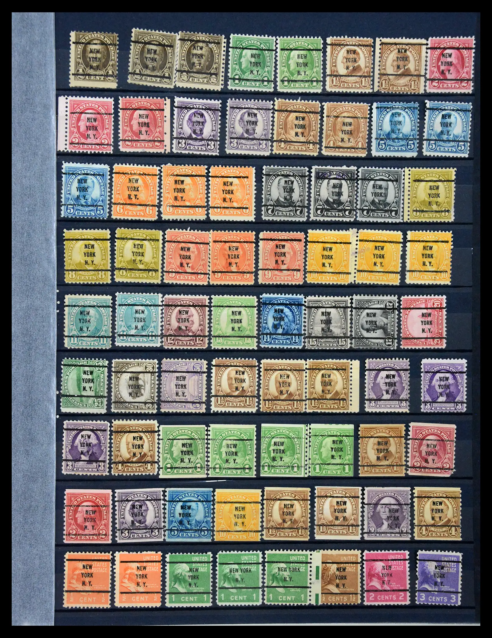 41269 0035 - Stamp collection 41269 USA precancels 1900-1950.