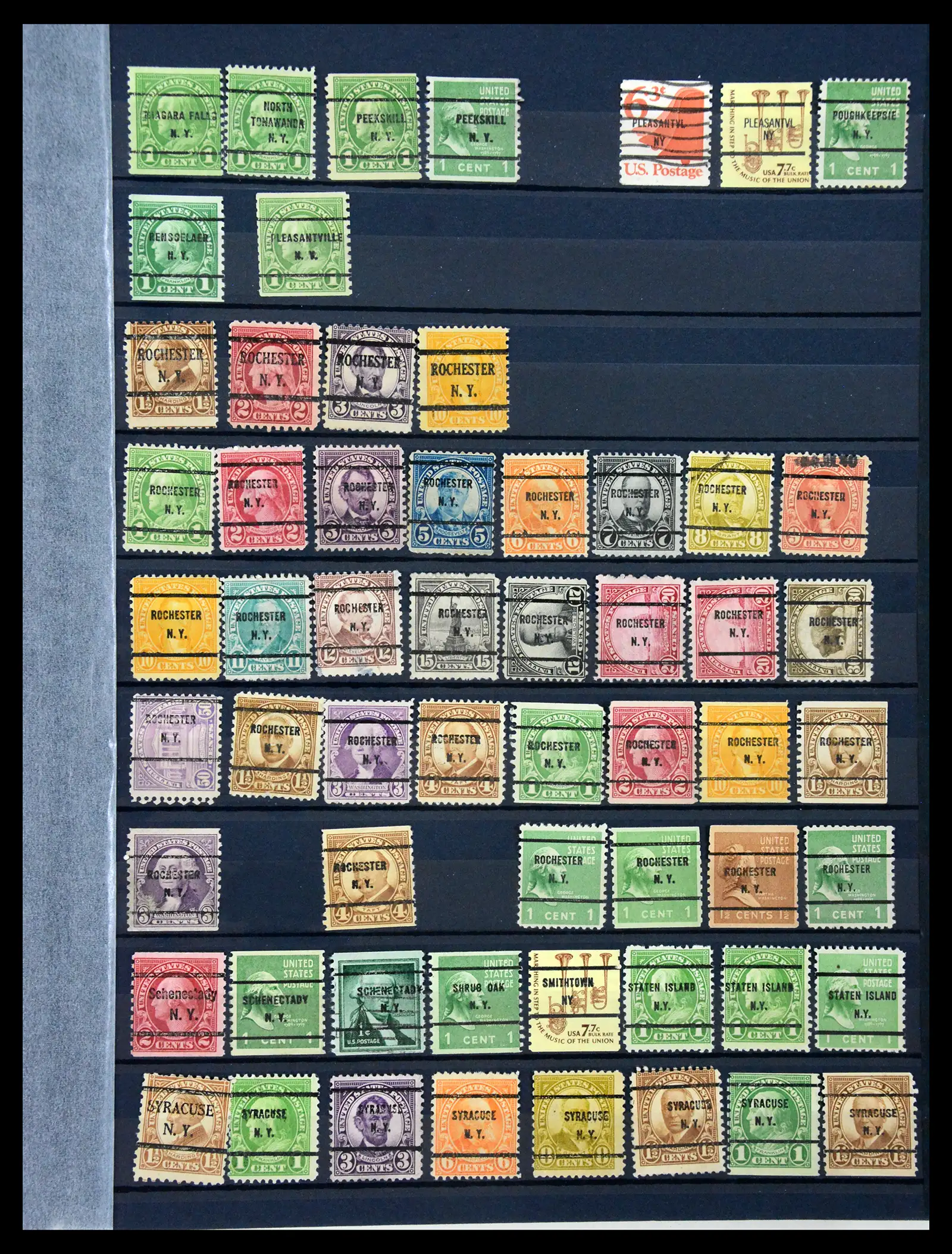 41269 0037 - Stamp collection 41269 USA precancels 1900-1950.