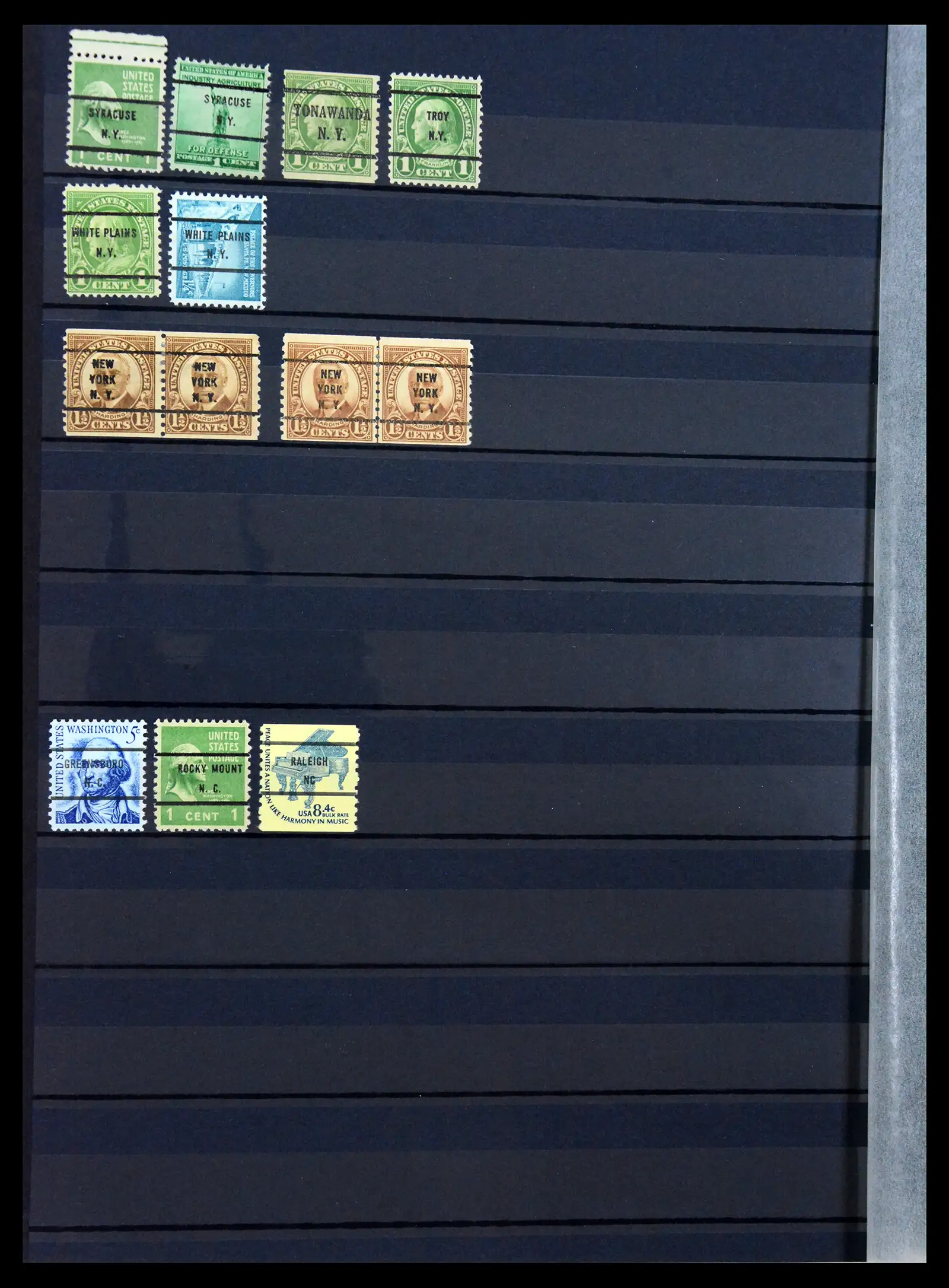 41269 0038 - Stamp collection 41269 USA precancels 1900-1950.