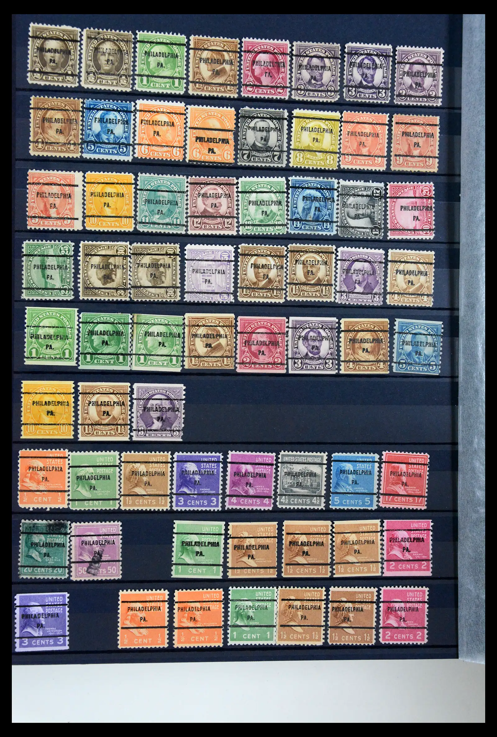 41269 0046 - Stamp collection 41269 USA precancels 1900-1950.