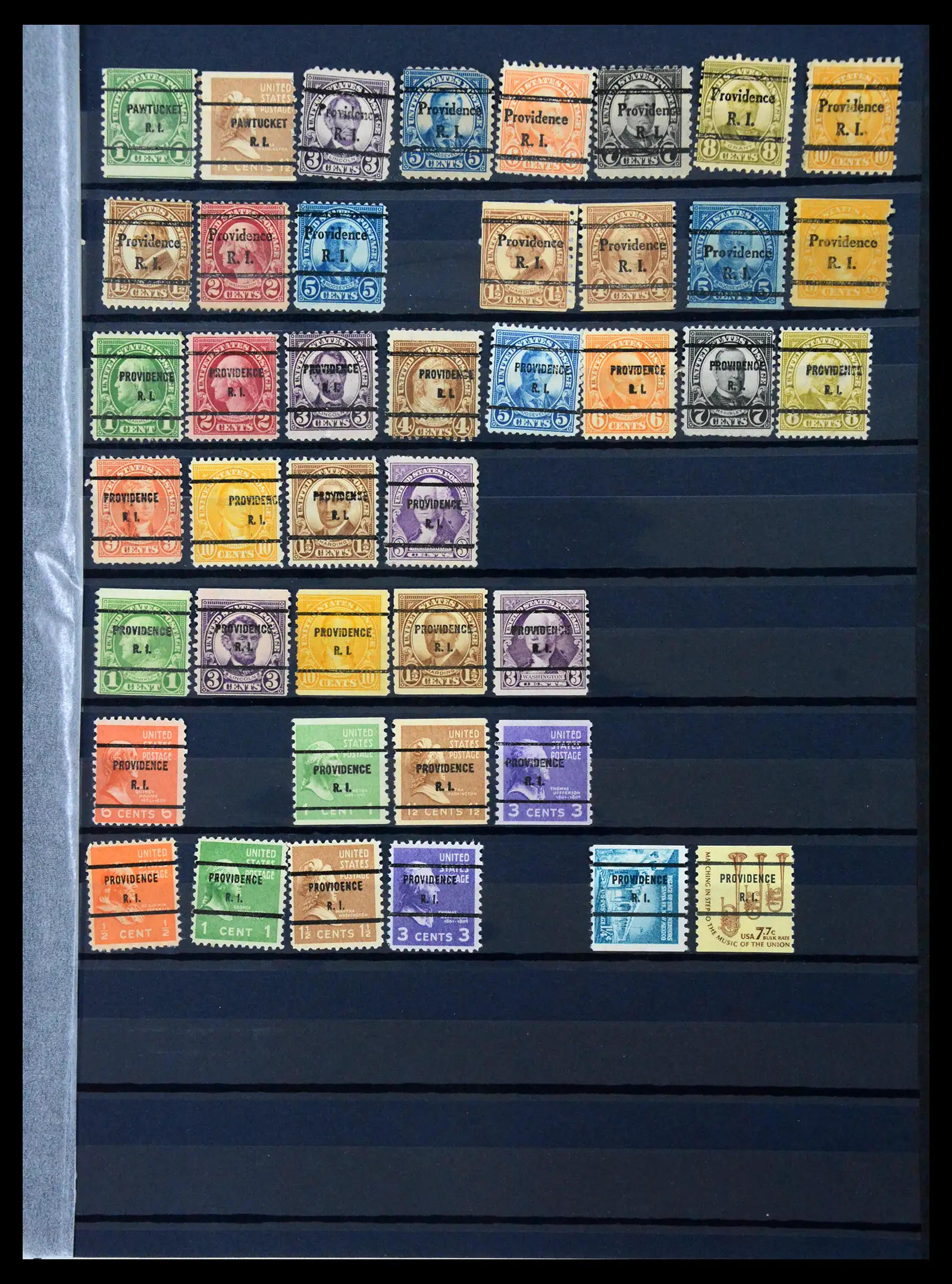 41269 0049 - Stamp collection 41269 USA precancels 1900-1950.