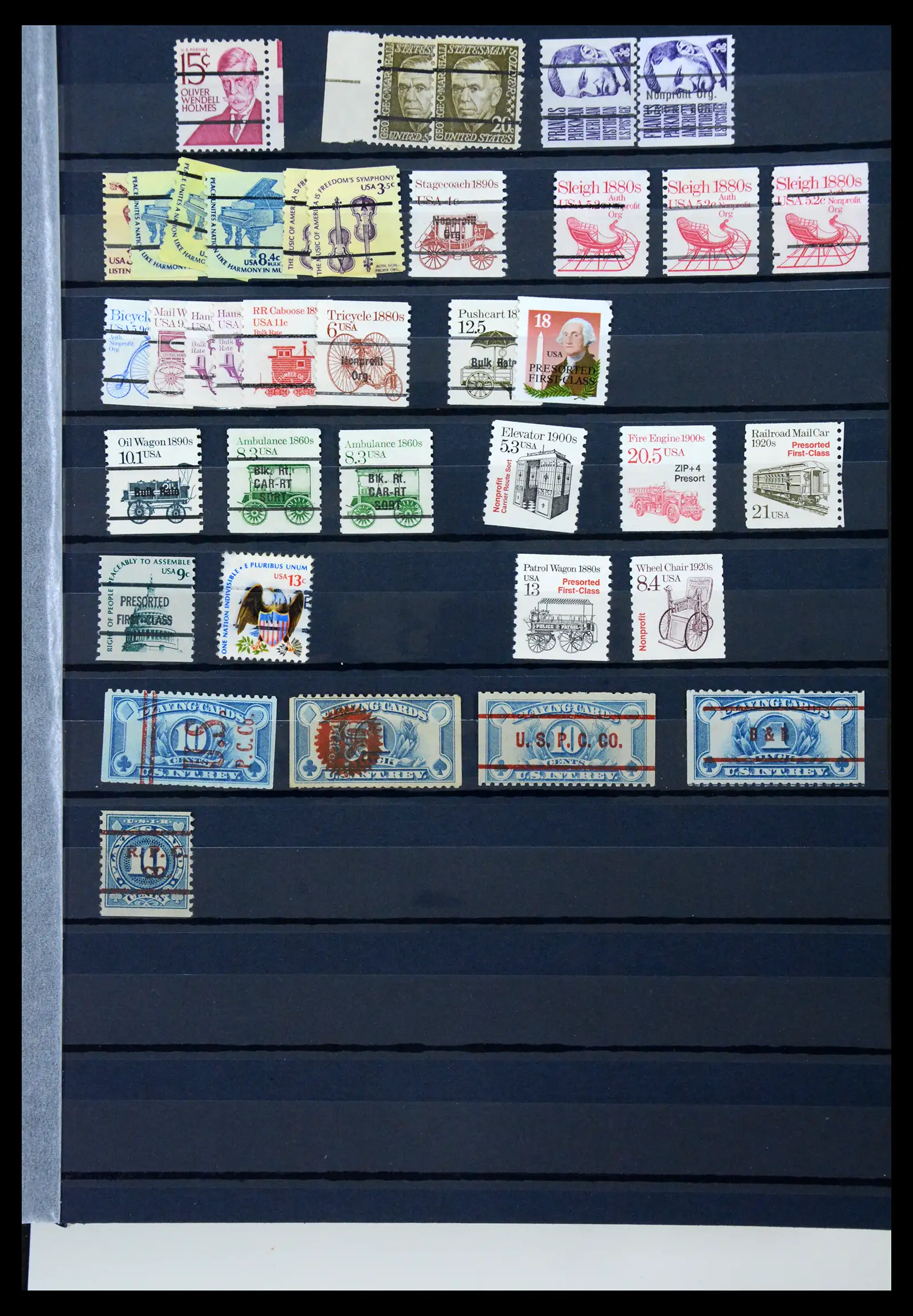 41269 0058 - Stamp collection 41269 USA precancels 1900-1950.