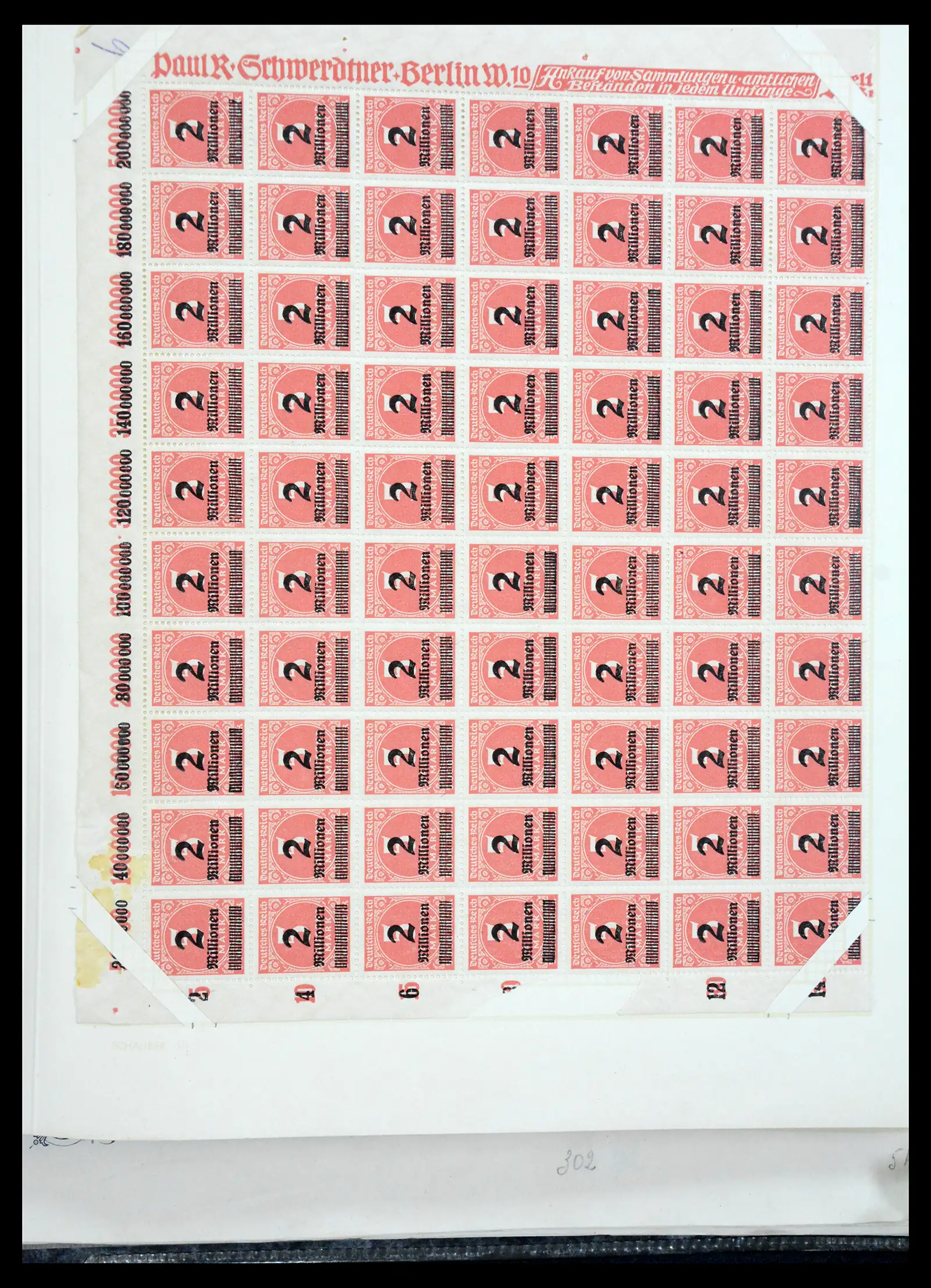 41271 0076 - Postzegelverzameling 41271 Duitsland vellen/veldelen 1922-1943.