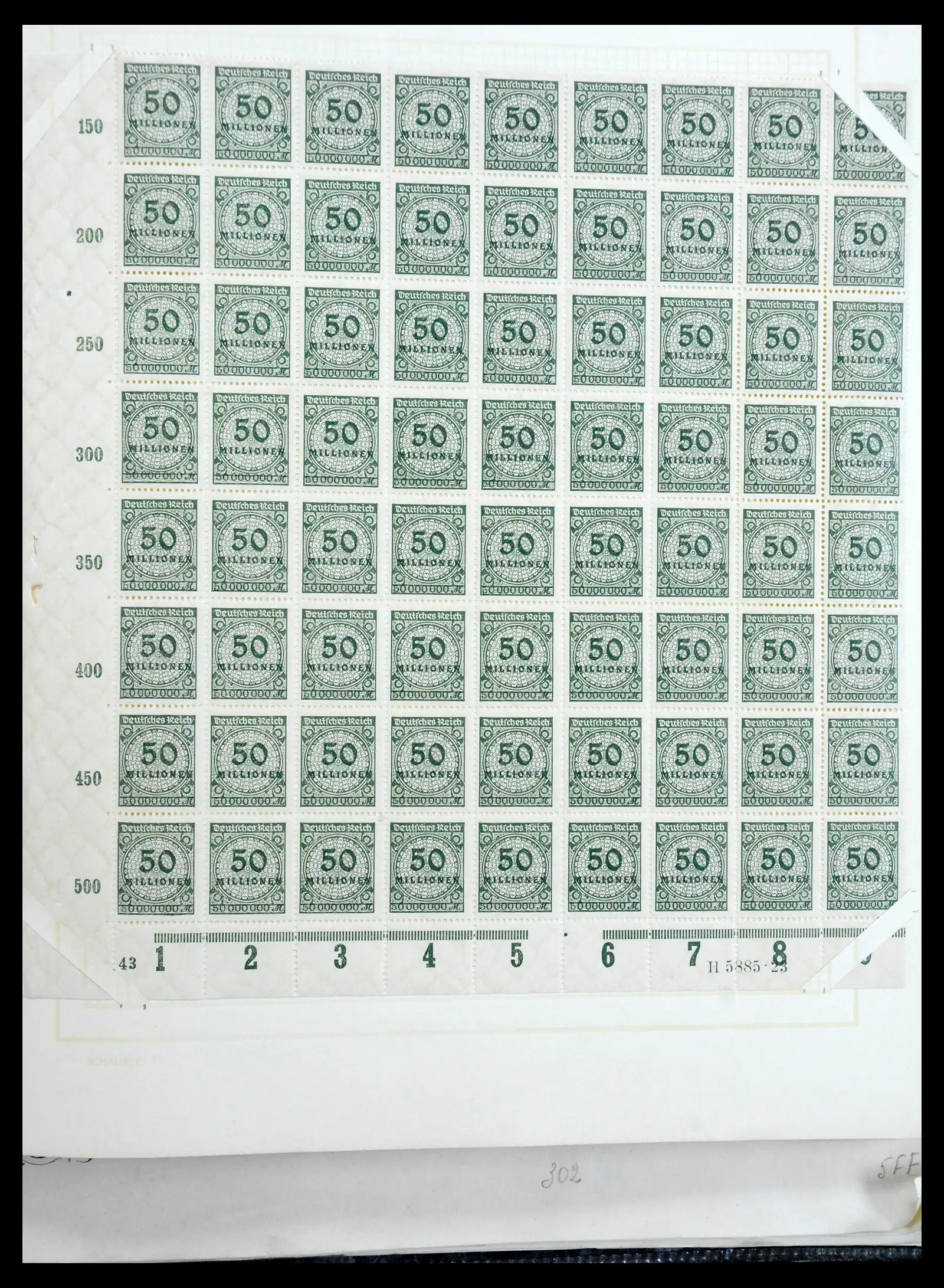 41271 0077 - Postzegelverzameling 41271 Duitsland vellen/veldelen 1922-1943.
