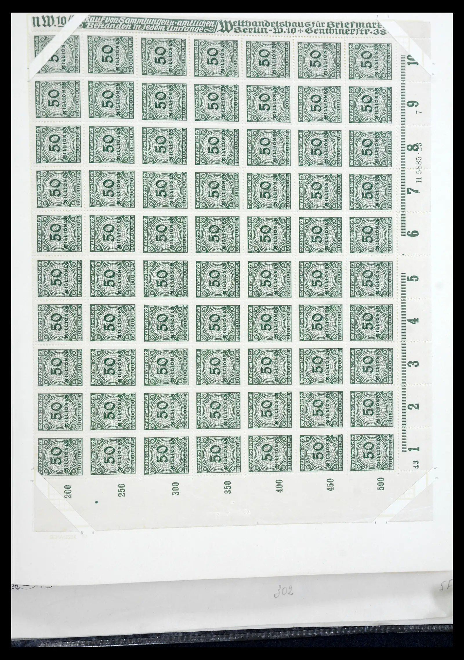 41271 0079 - Postzegelverzameling 41271 Duitsland vellen/veldelen 1922-1943.
