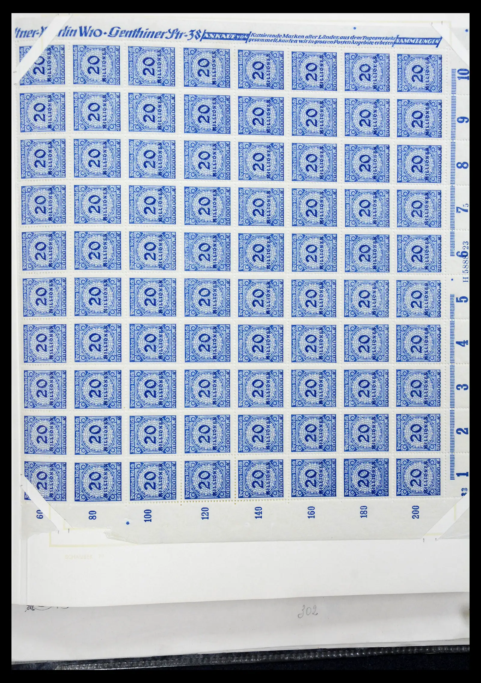 41271 0080 - Postzegelverzameling 41271 Duitsland vellen/veldelen 1922-1943.