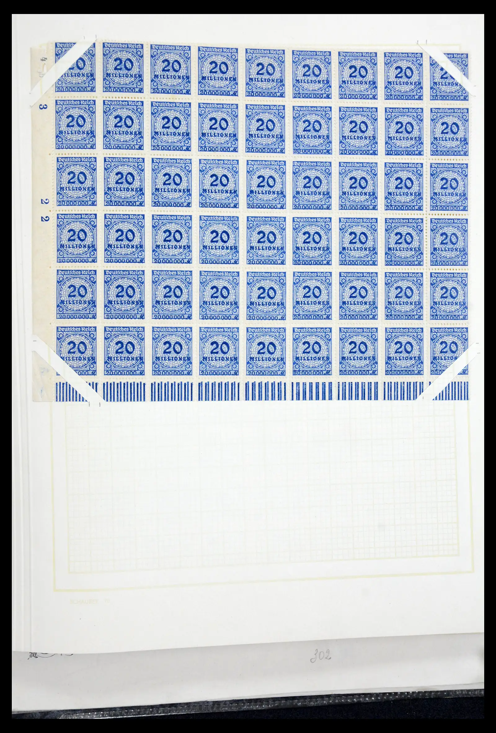 41271 0082 - Postzegelverzameling 41271 Duitsland vellen/veldelen 1922-1943.