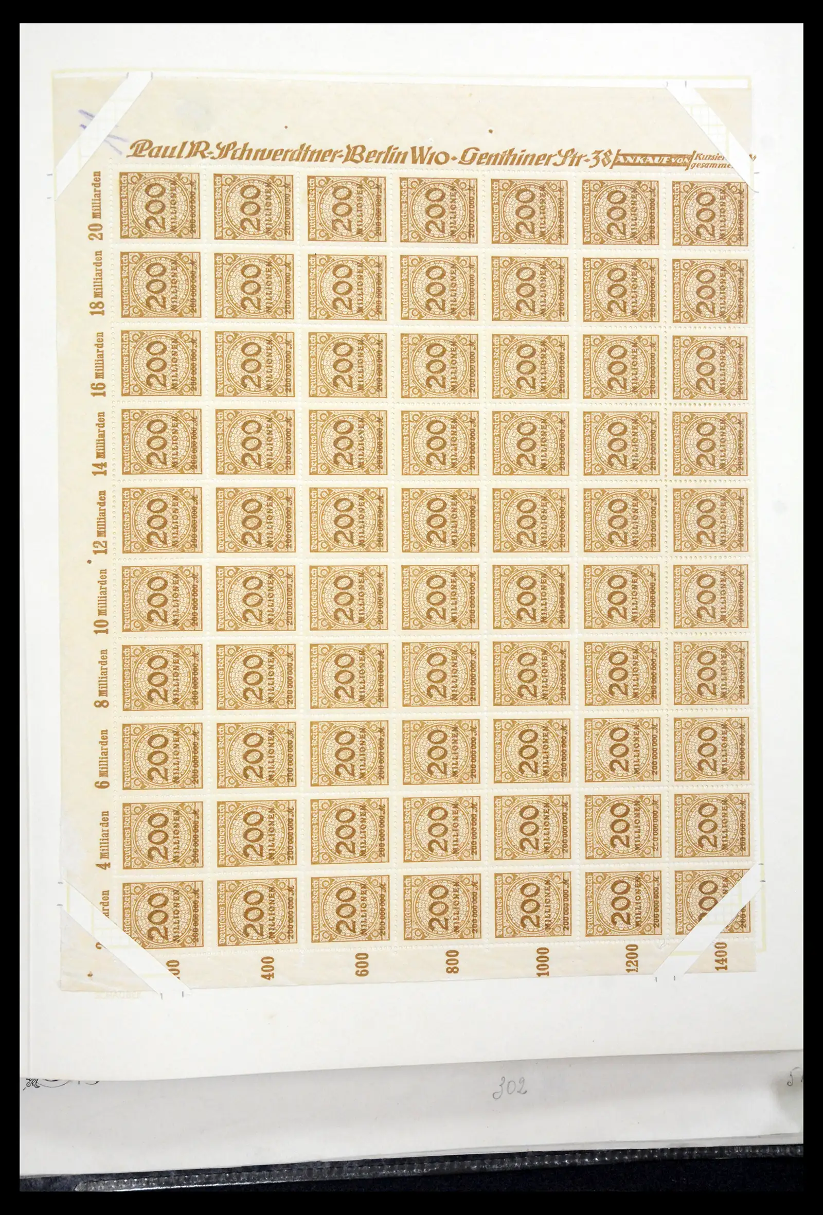 41271 0083 - Postzegelverzameling 41271 Duitsland vellen/veldelen 1922-1943.