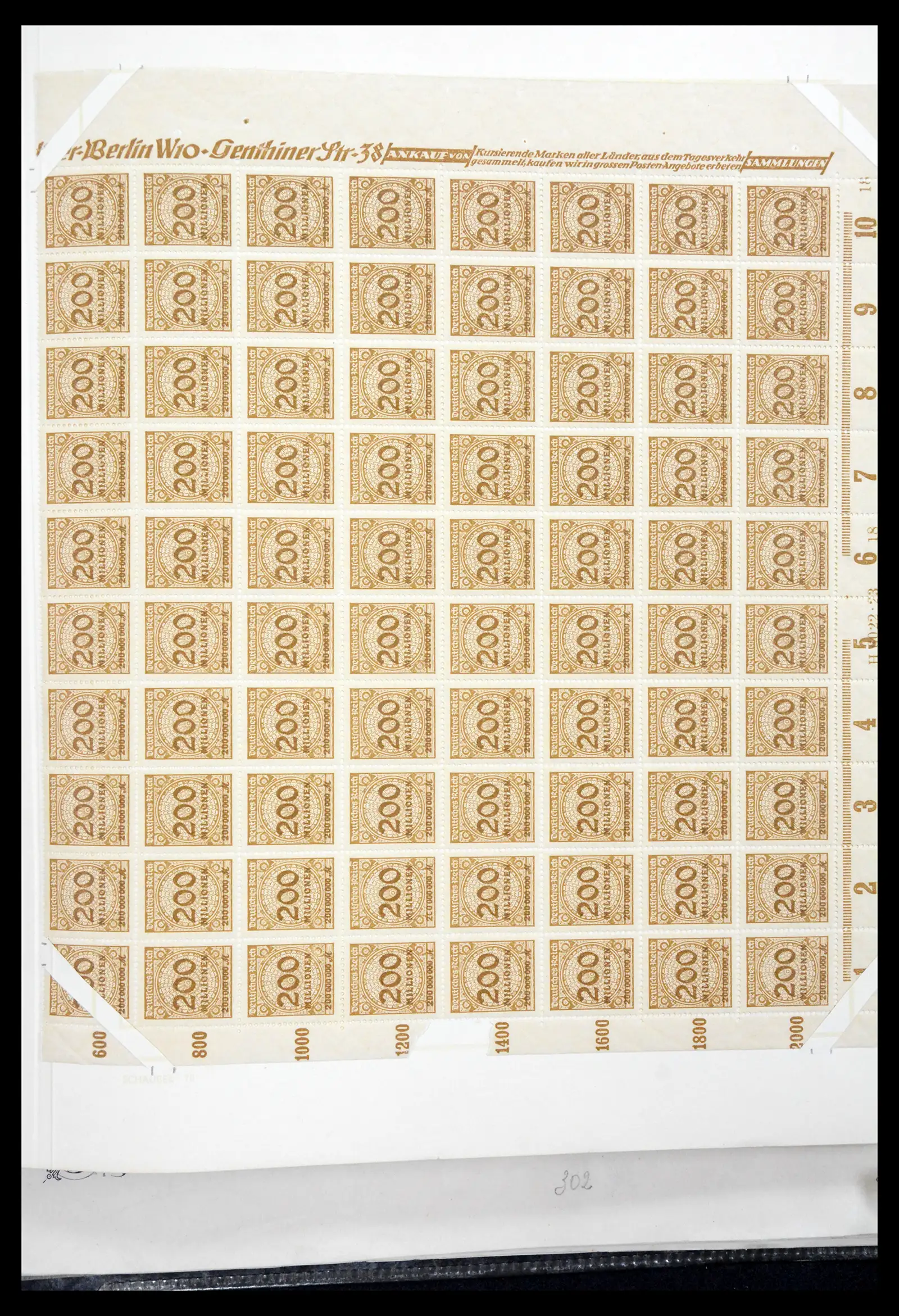 41271 0084 - Postzegelverzameling 41271 Duitsland vellen/veldelen 1922-1943.