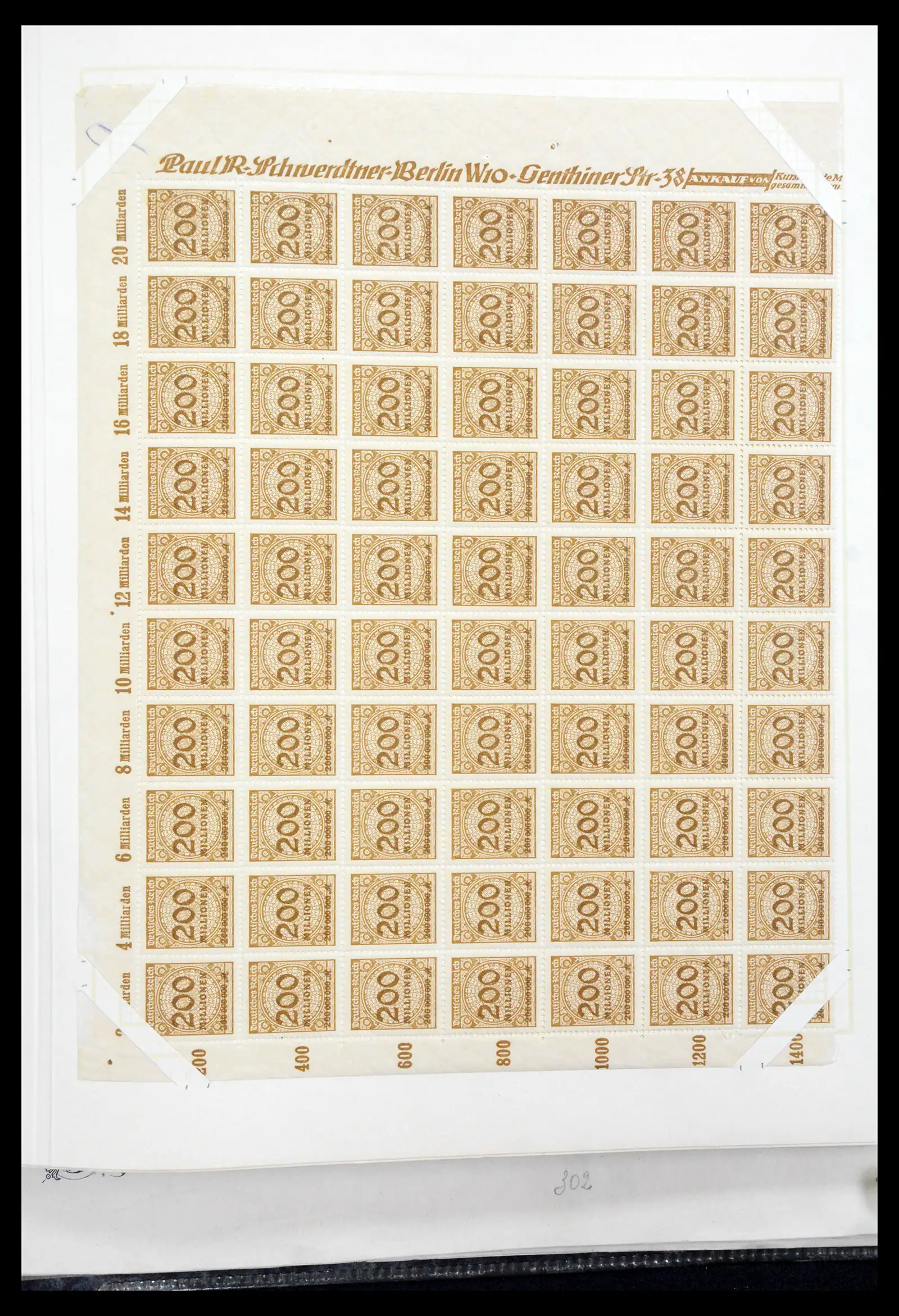 41271 0085 - Postzegelverzameling 41271 Duitsland vellen/veldelen 1922-1943.