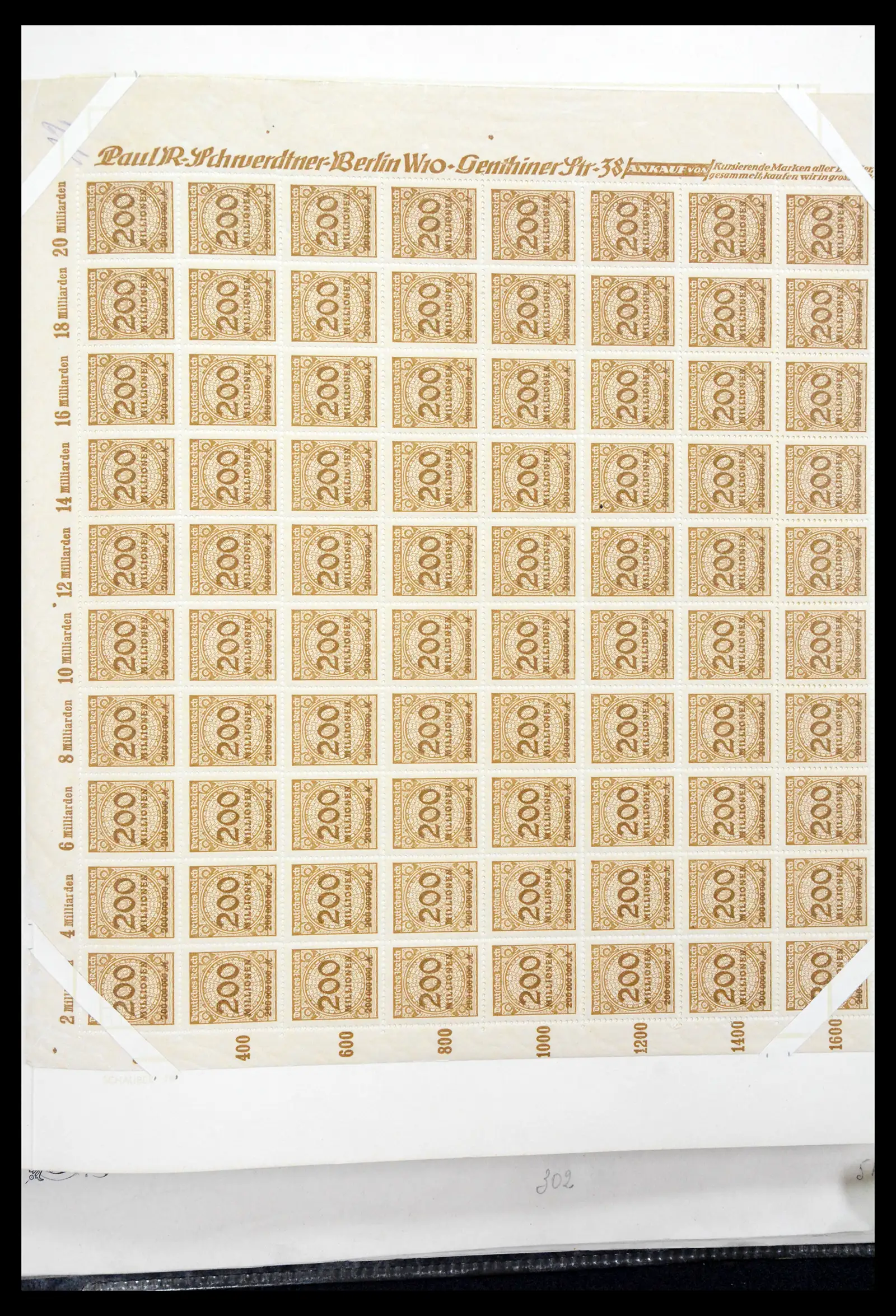 41271 0086 - Postzegelverzameling 41271 Duitsland vellen/veldelen 1922-1943.