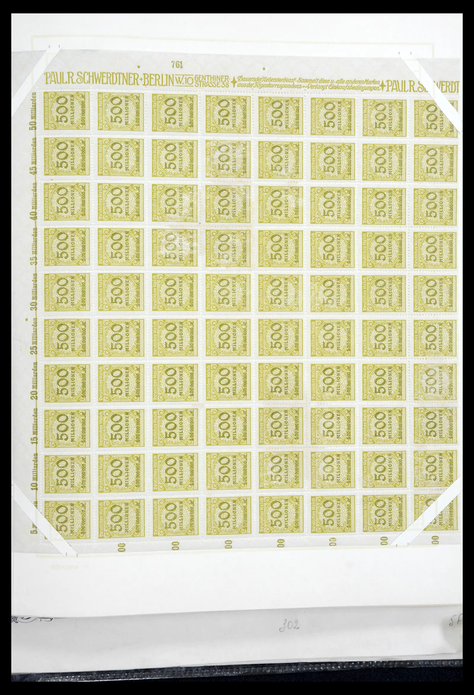 41271 0088 - Postzegelverzameling 41271 Duitsland vellen/veldelen 1922-1943.