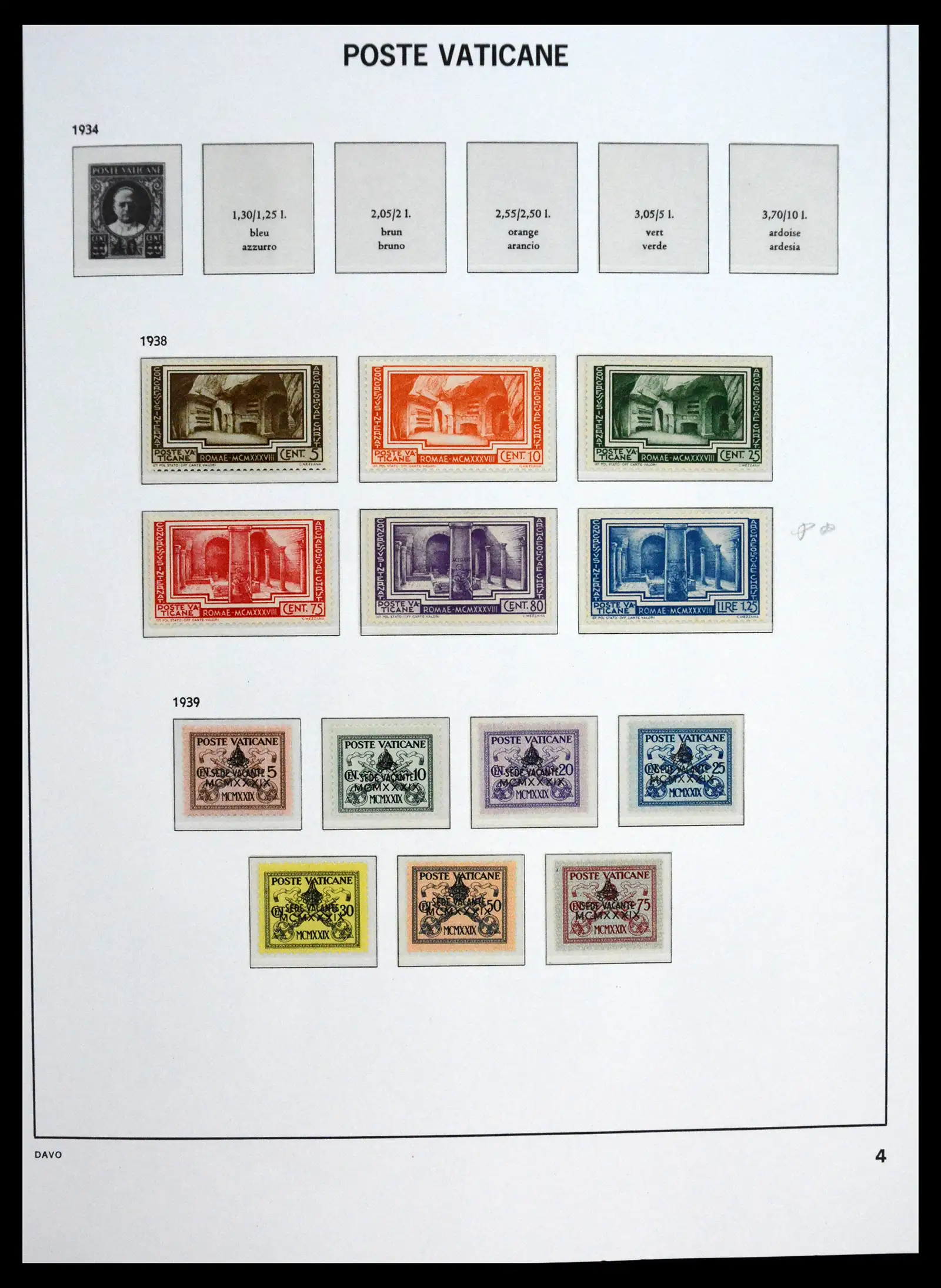 41273 0004 - Postzegelverzameling 41273 Vaticaan postfris 1929-2020.