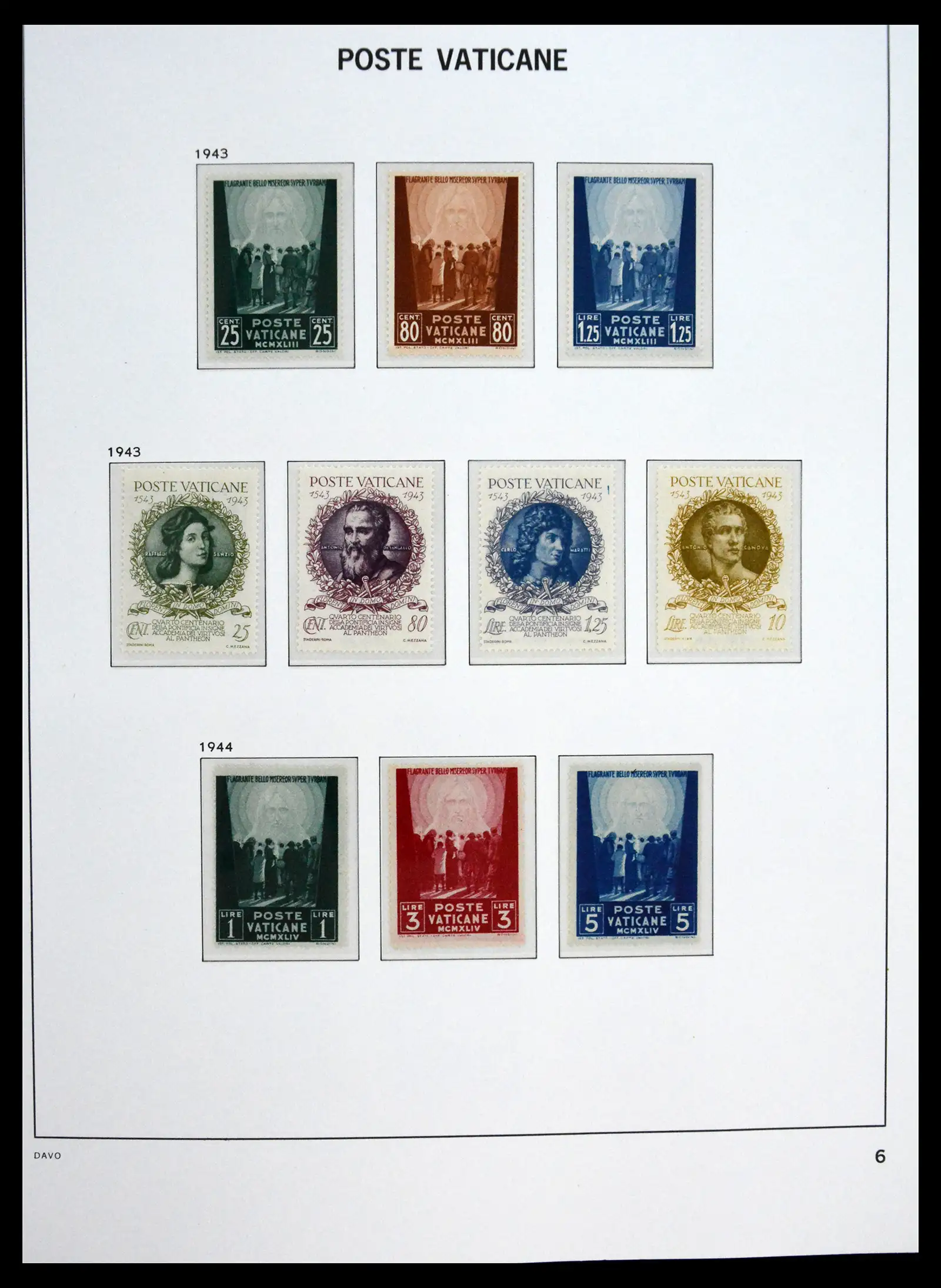 41273 0006 - Postzegelverzameling 41273 Vaticaan postfris 1929-2020.