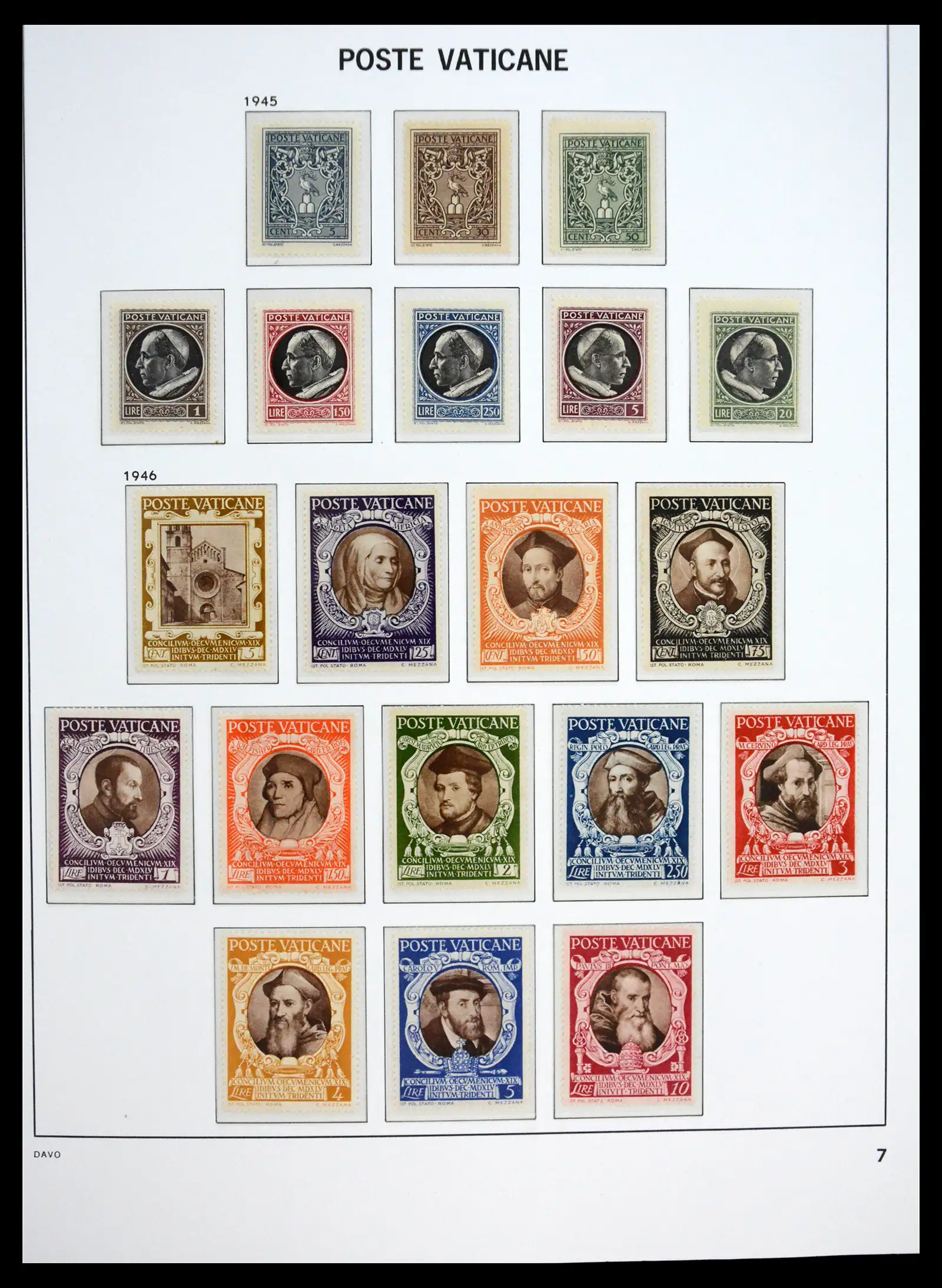 41273 0007 - Postzegelverzameling 41273 Vaticaan postfris 1929-2020.