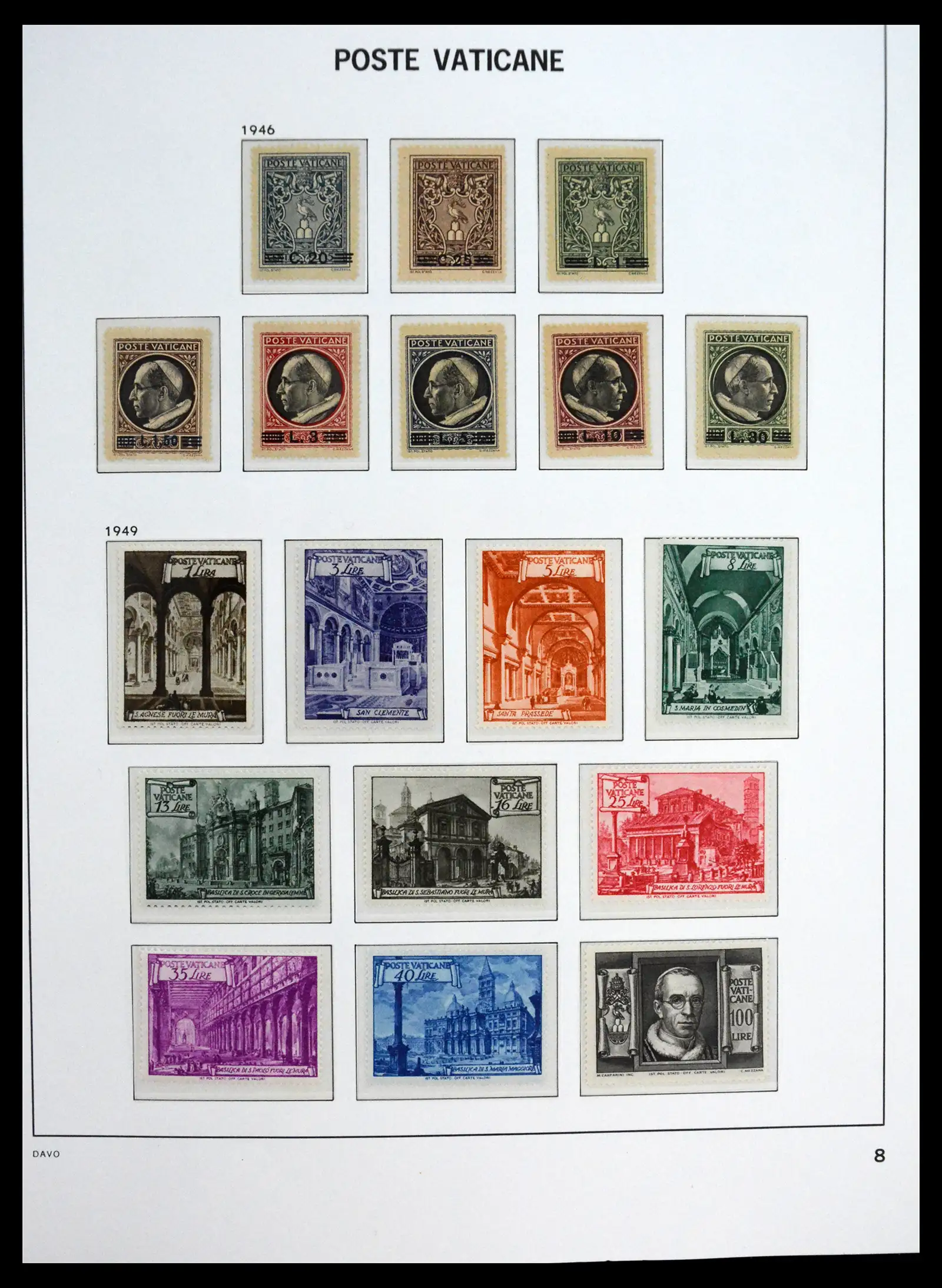 41273 0008 - Postzegelverzameling 41273 Vaticaan postfris 1929-2020.