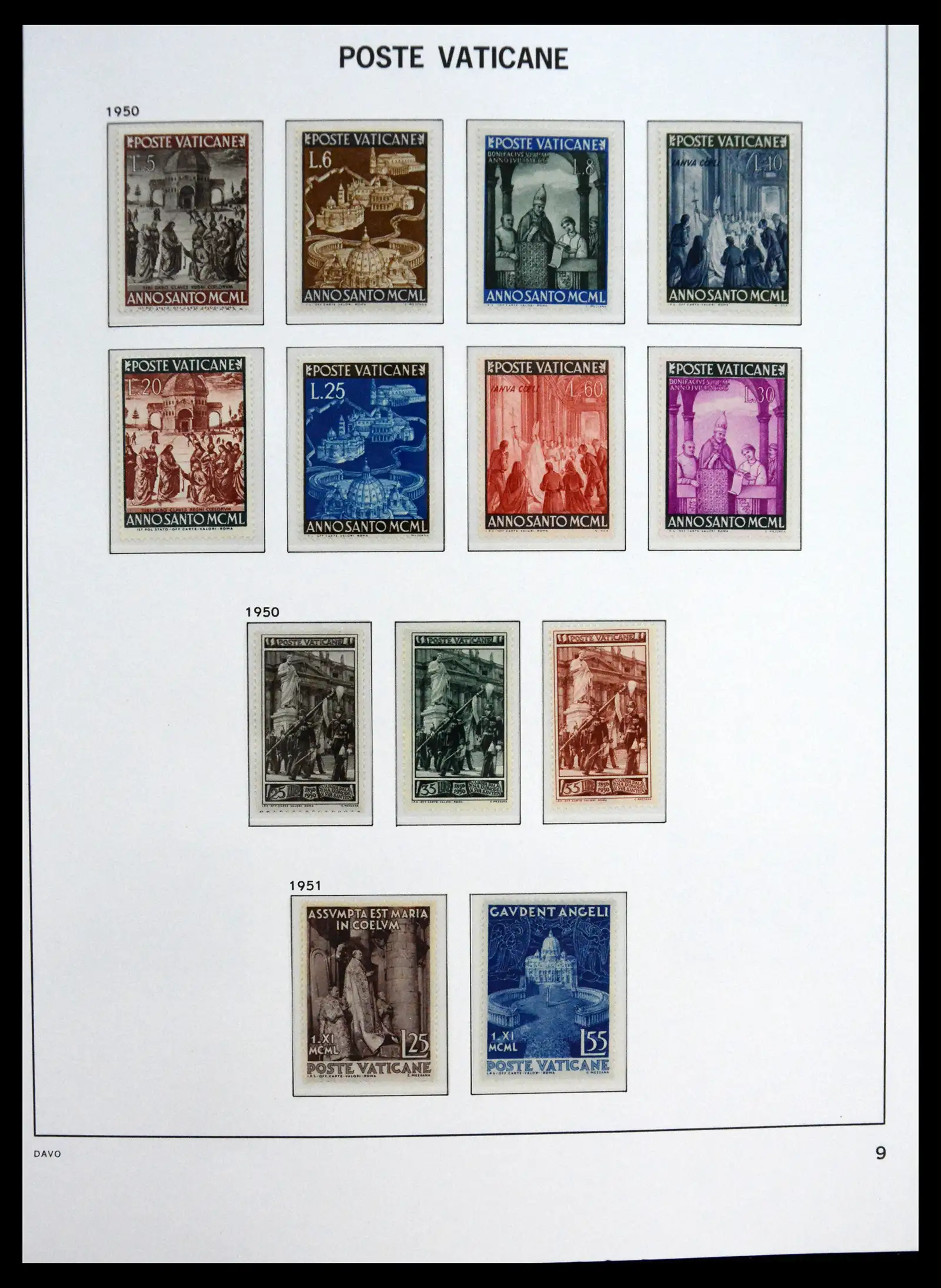 41273 0009 - Postzegelverzameling 41273 Vaticaan postfris 1929-2020.