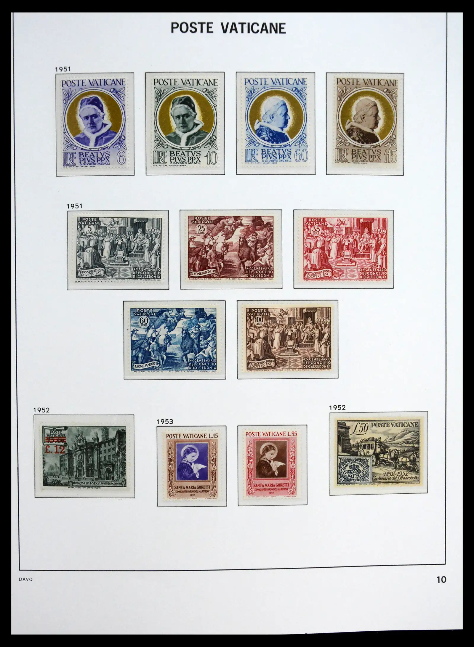 41273 0010 - Postzegelverzameling 41273 Vaticaan postfris 1929-2020.