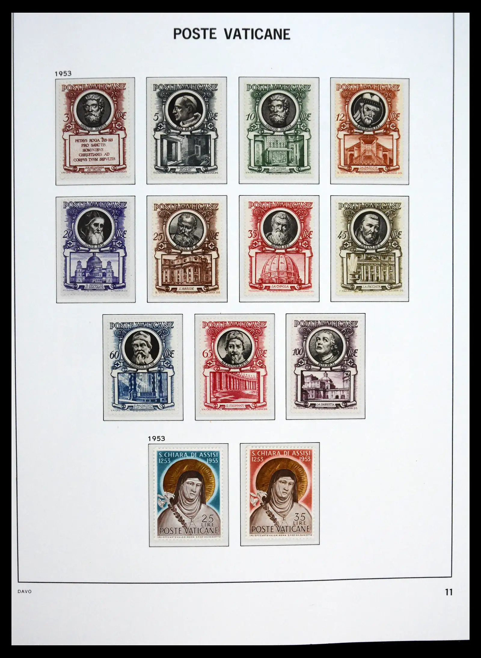 41273 0011 - Postzegelverzameling 41273 Vaticaan postfris 1929-2020.