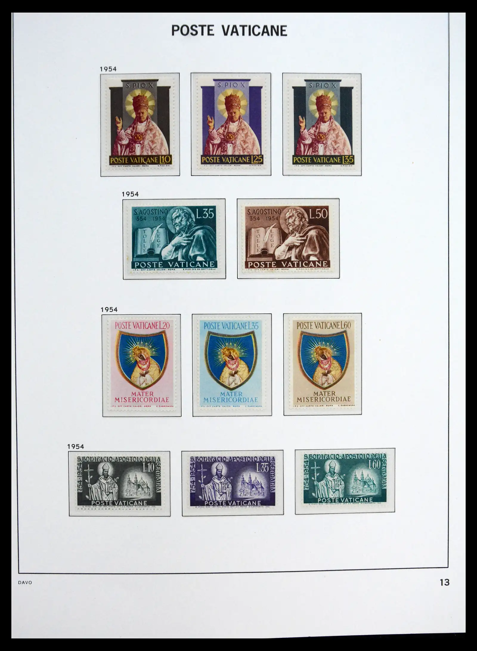 41273 0013 - Postzegelverzameling 41273 Vaticaan postfris 1929-2020.