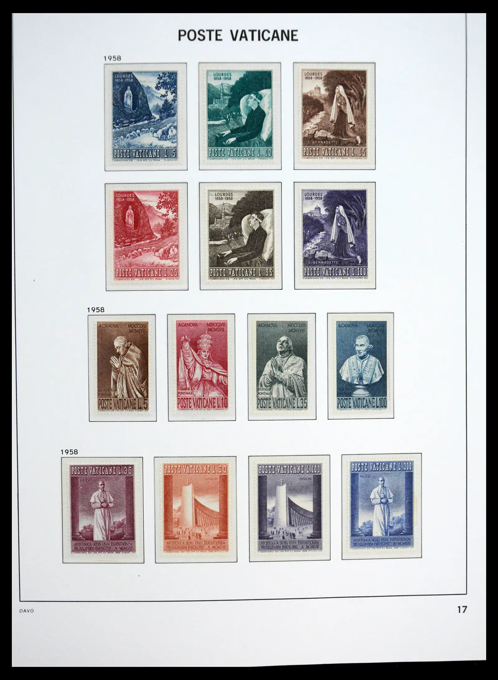 41273 0017 - Postzegelverzameling 41273 Vaticaan postfris 1929-2020.