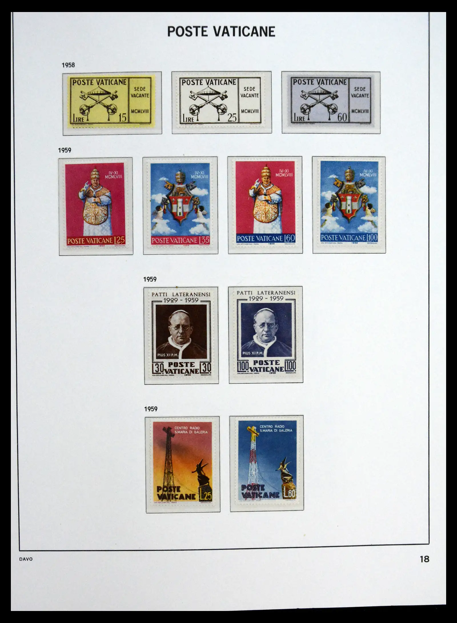 41273 0018 - Postzegelverzameling 41273 Vaticaan postfris 1929-2020.