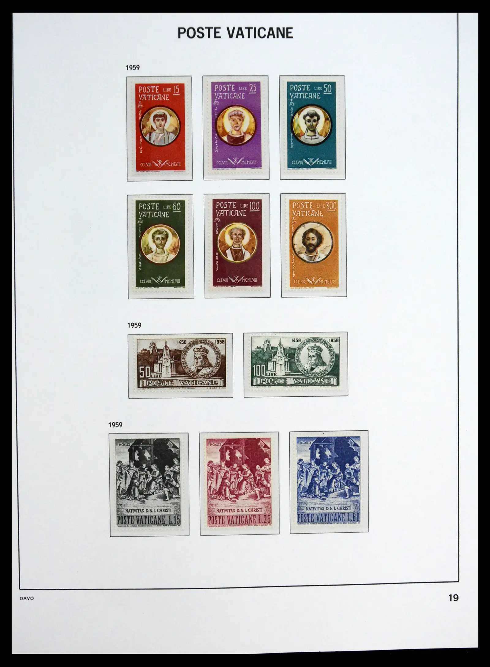 41273 0019 - Postzegelverzameling 41273 Vaticaan postfris 1929-2020.