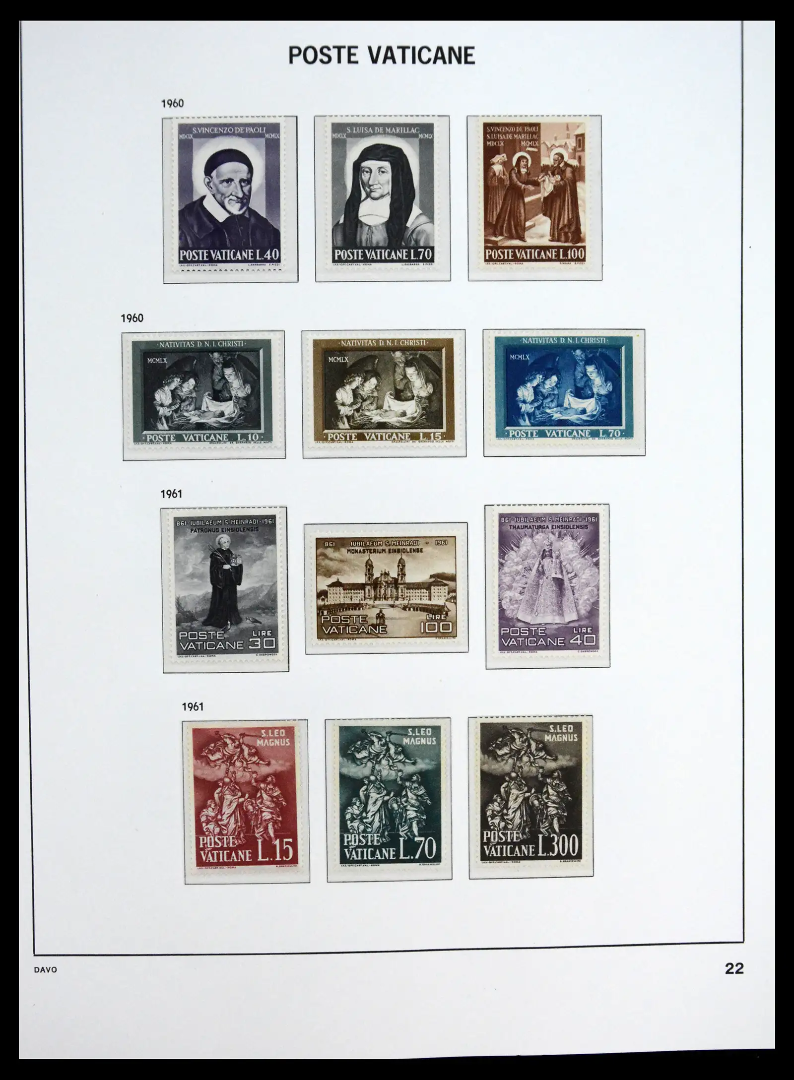 41273 0022 - Postzegelverzameling 41273 Vaticaan postfris 1929-2020.