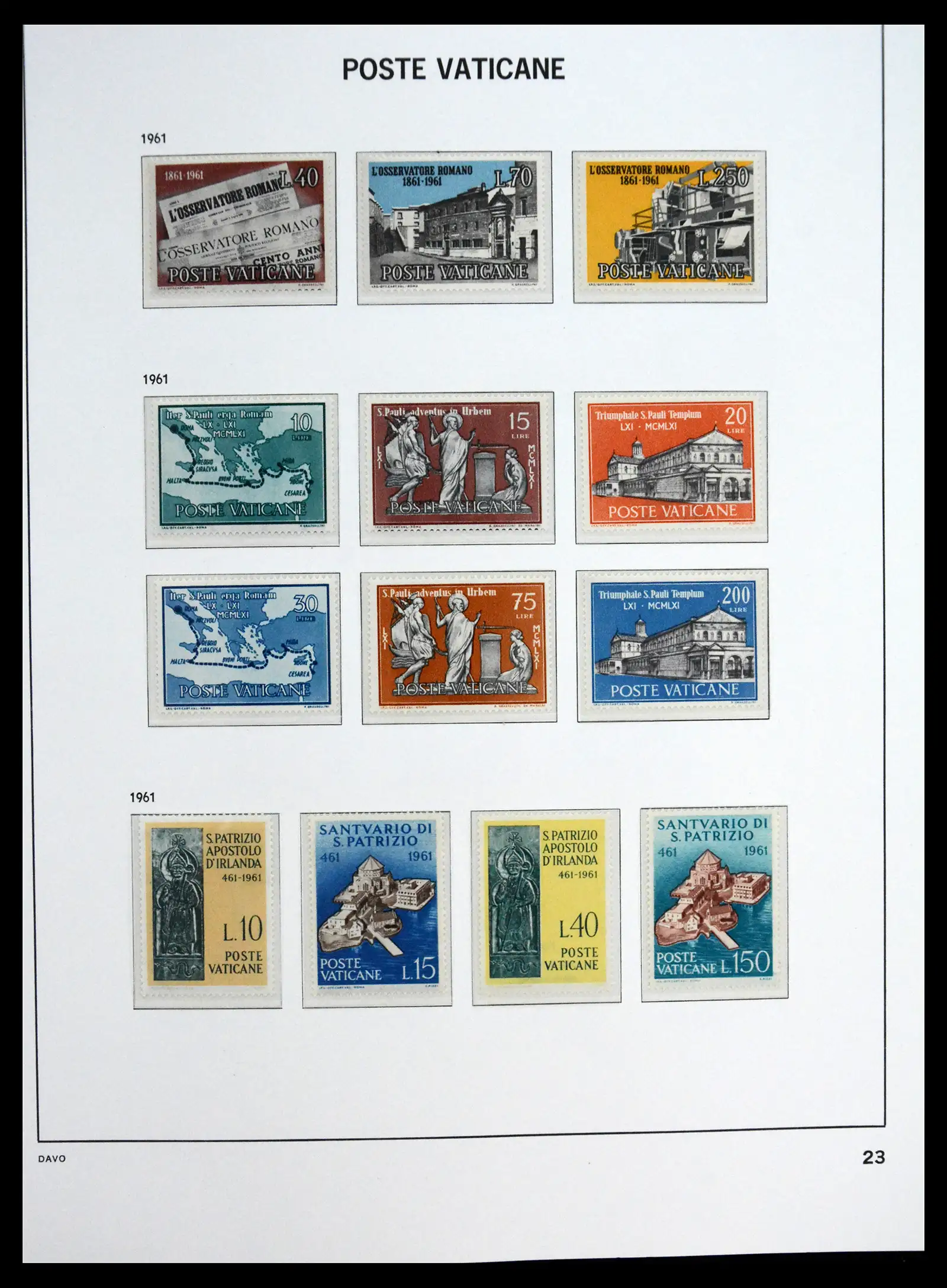 41273 0023 - Postzegelverzameling 41273 Vaticaan postfris 1929-2020.